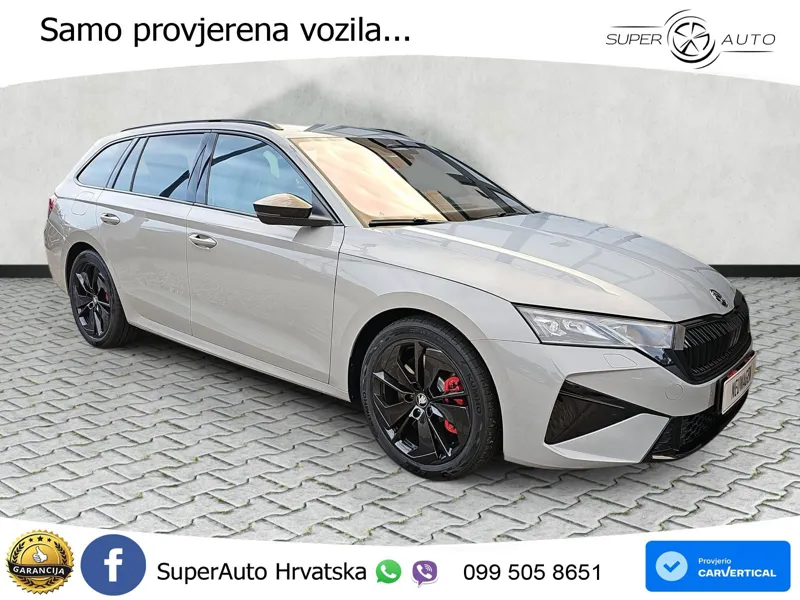 Škoda Octavia Combi RS 2.0 TSI (265 KS) DSG MATRIX+GR SJED+KAM