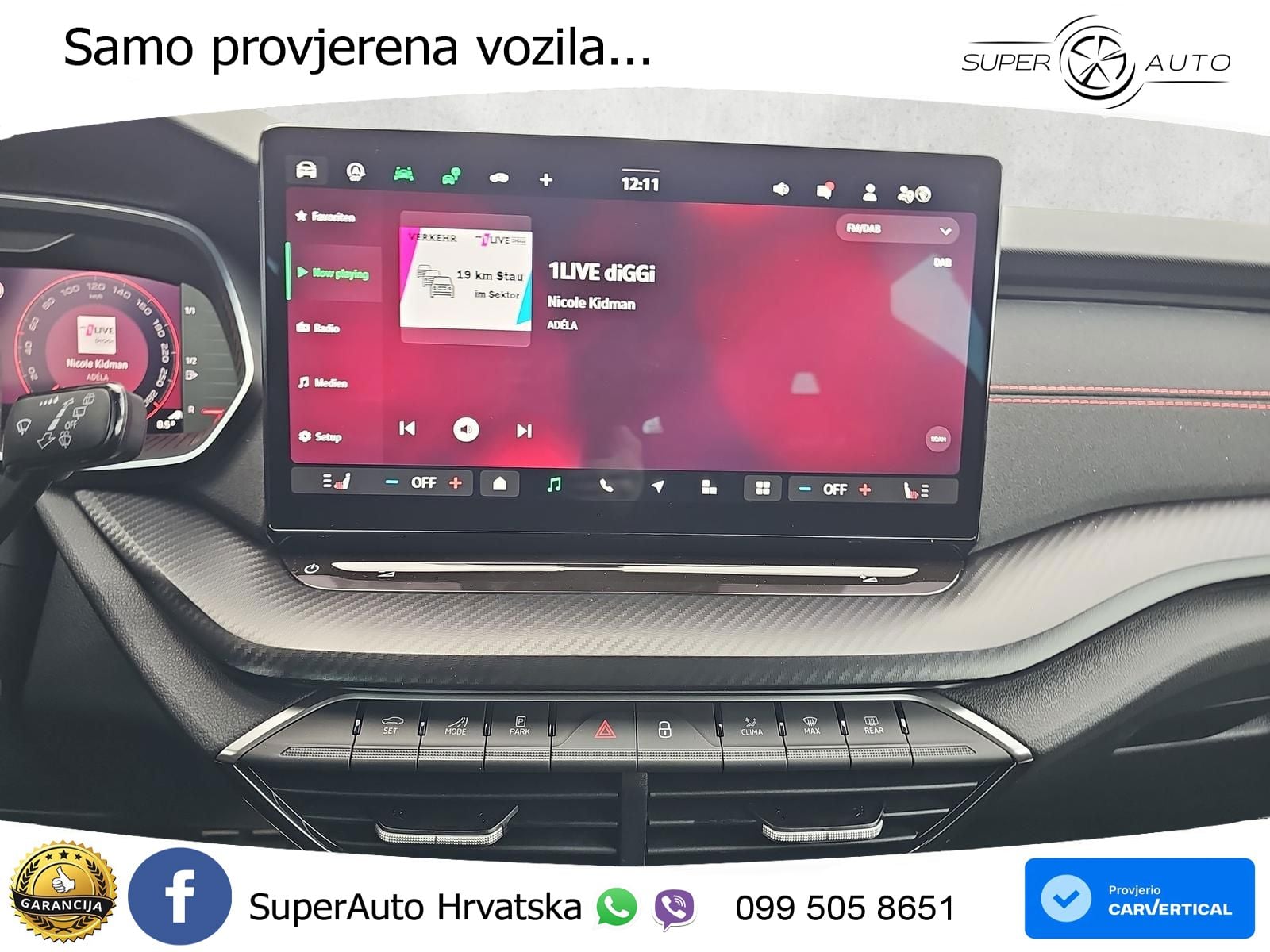 Škoda Octavia Combi RS 2.0 TSI (265 KS) DSG MATRIX+GR SJED+KAM