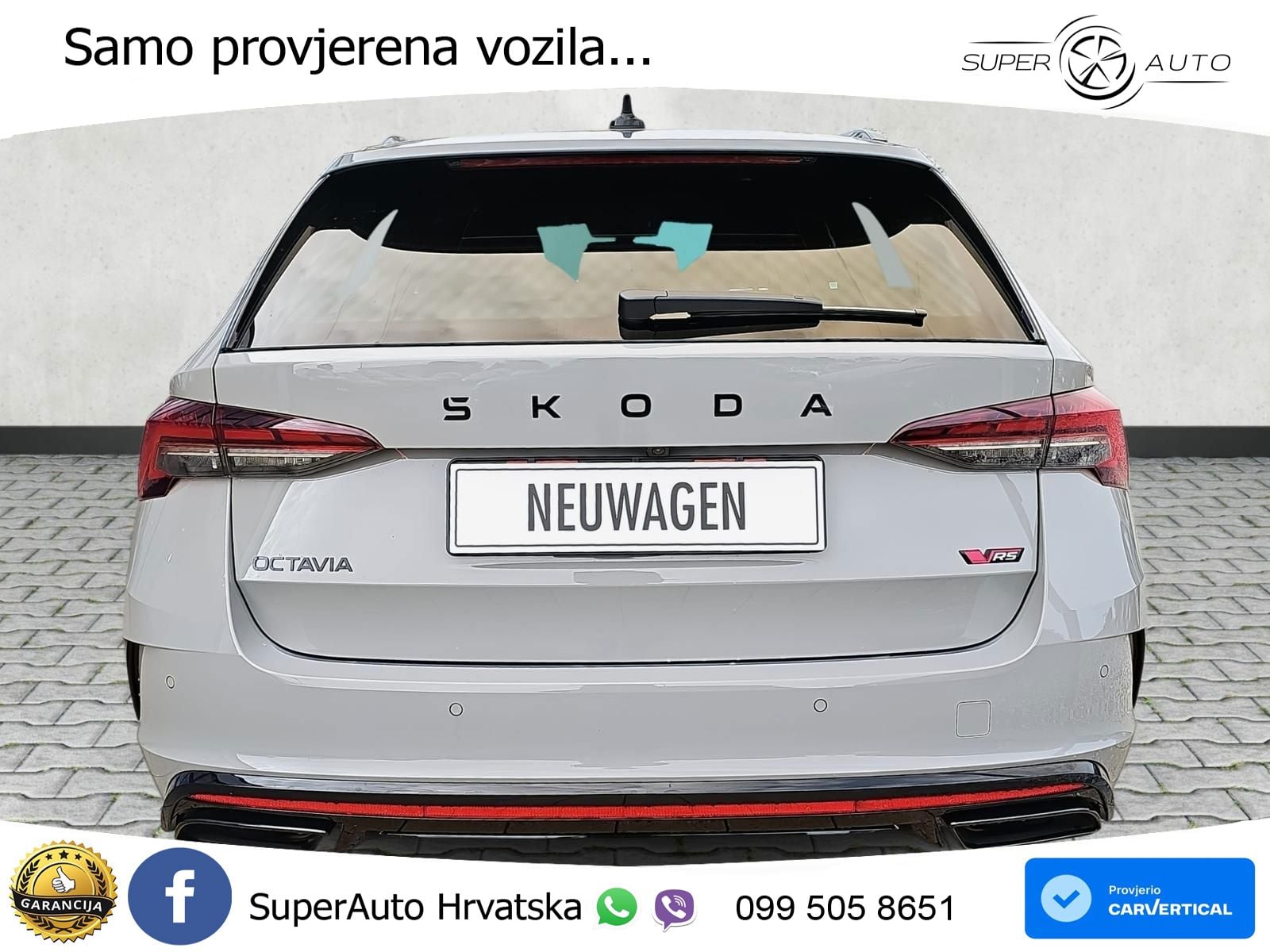 Škoda Octavia Combi RS 2.0 TSI (265 KS) DSG MATRIX+GR SJED+KAM
