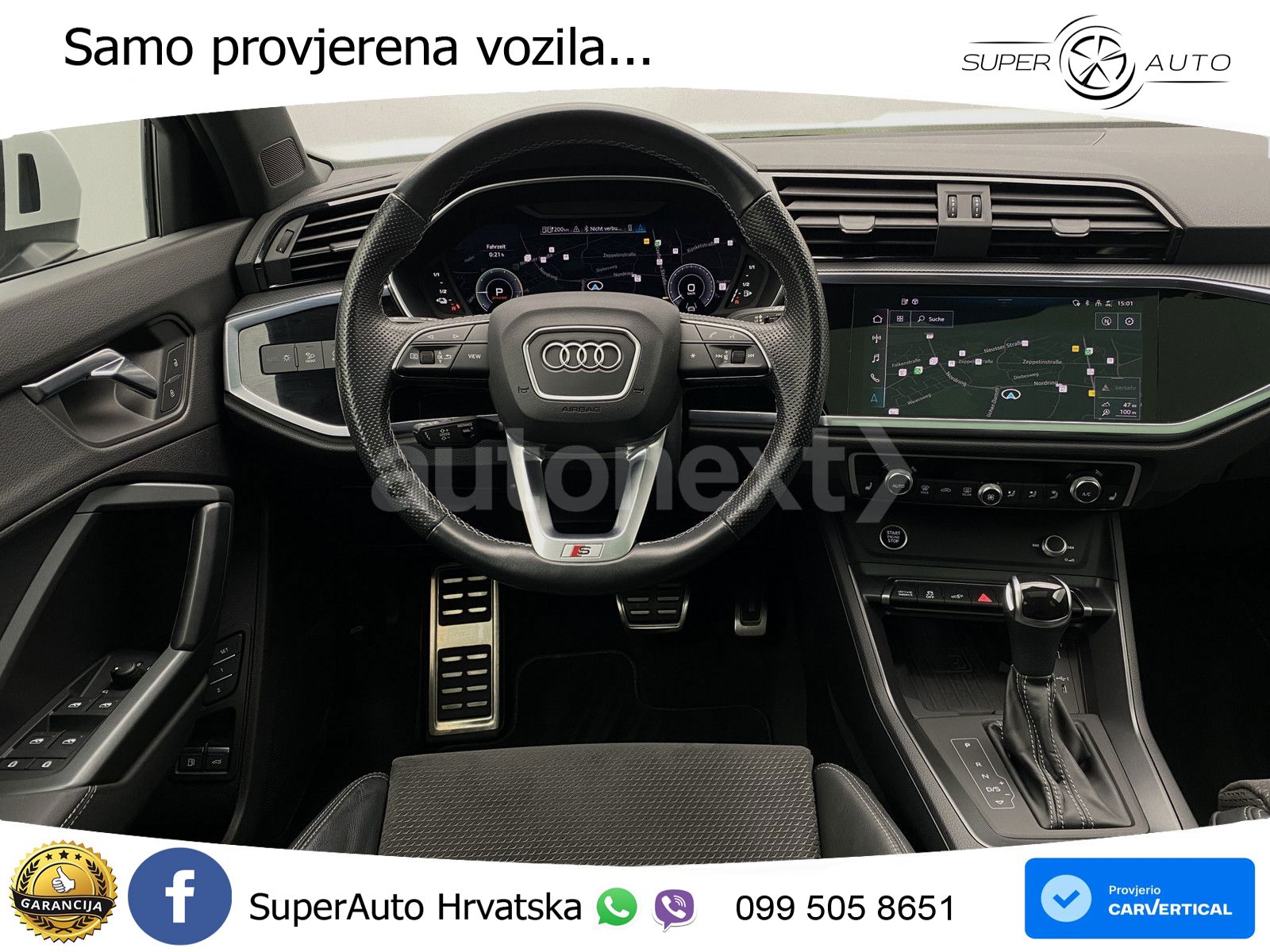 Audi Q3 45 TFSIe (245 KS) S tronic 2x S line MATRIX+GR SJED+KAM