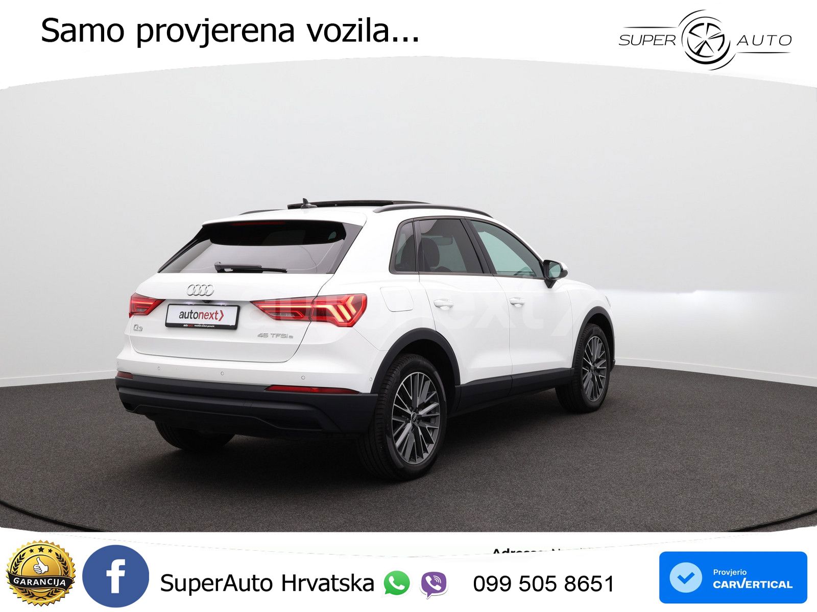 Audi Q3 45 TFSIe (245 KS) S tronic 2x S line MATRIX+GR SJED+KAM