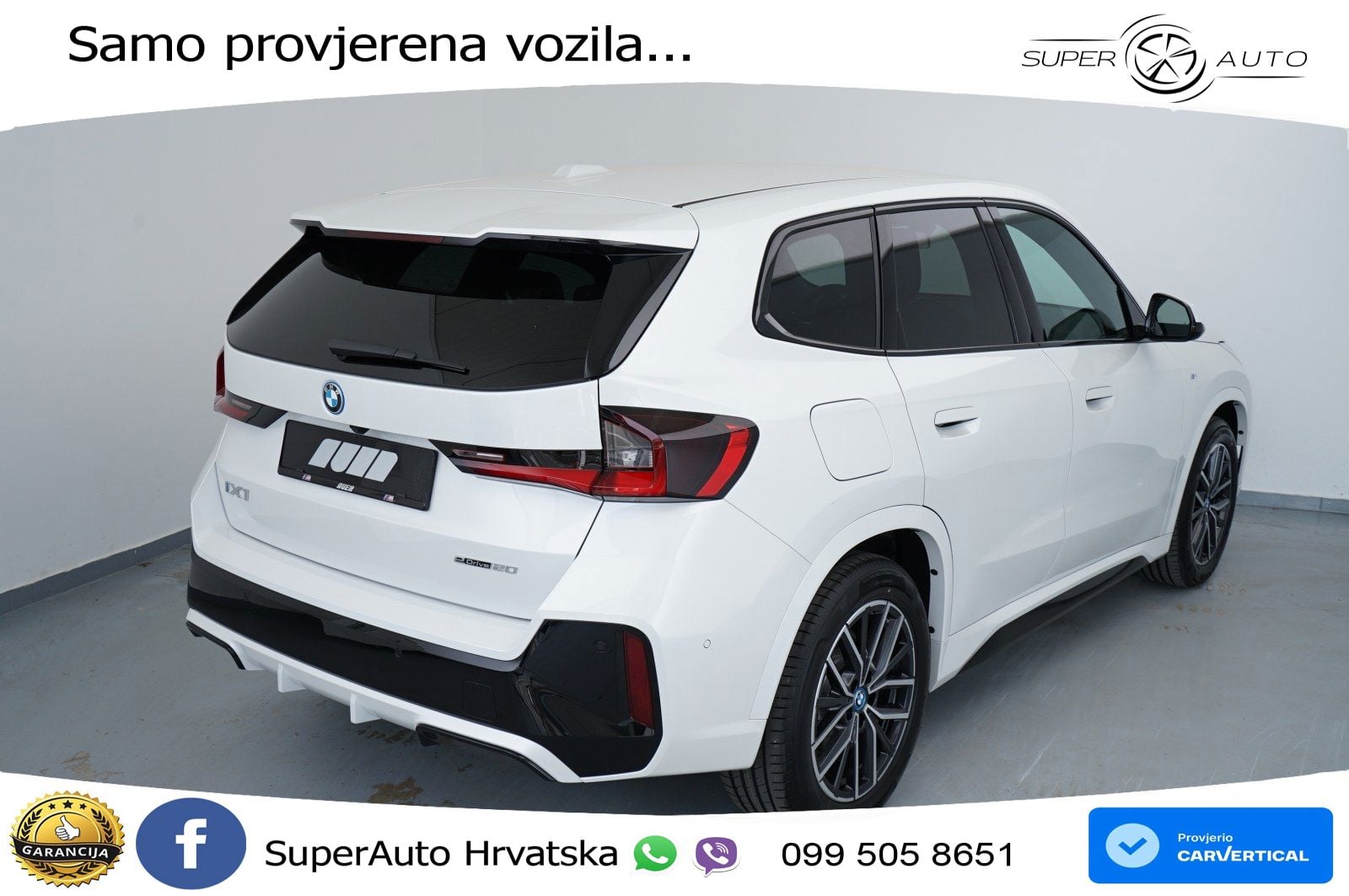 BMW iX1 66.5 kWh (204 KS) eDrive20 M Sport LED+GR SJED+ACC