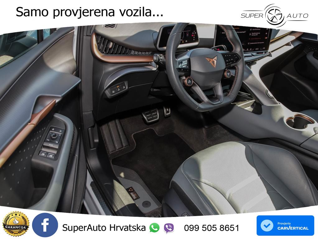 Cupra Tavascan 82 kWh (286 KS) ACC+HEAD+4xGR SJED+360+PANO