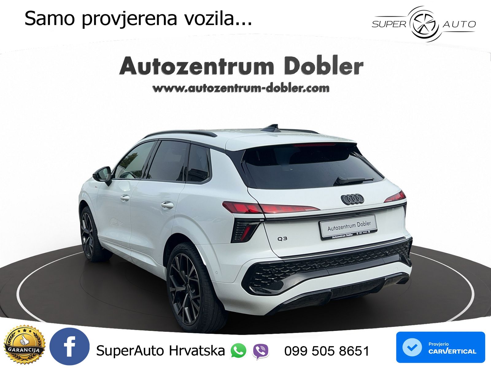 Audi Q3 2.0 TDI (150 KS) S tronic S line MATRIX+GR SJED+KAM