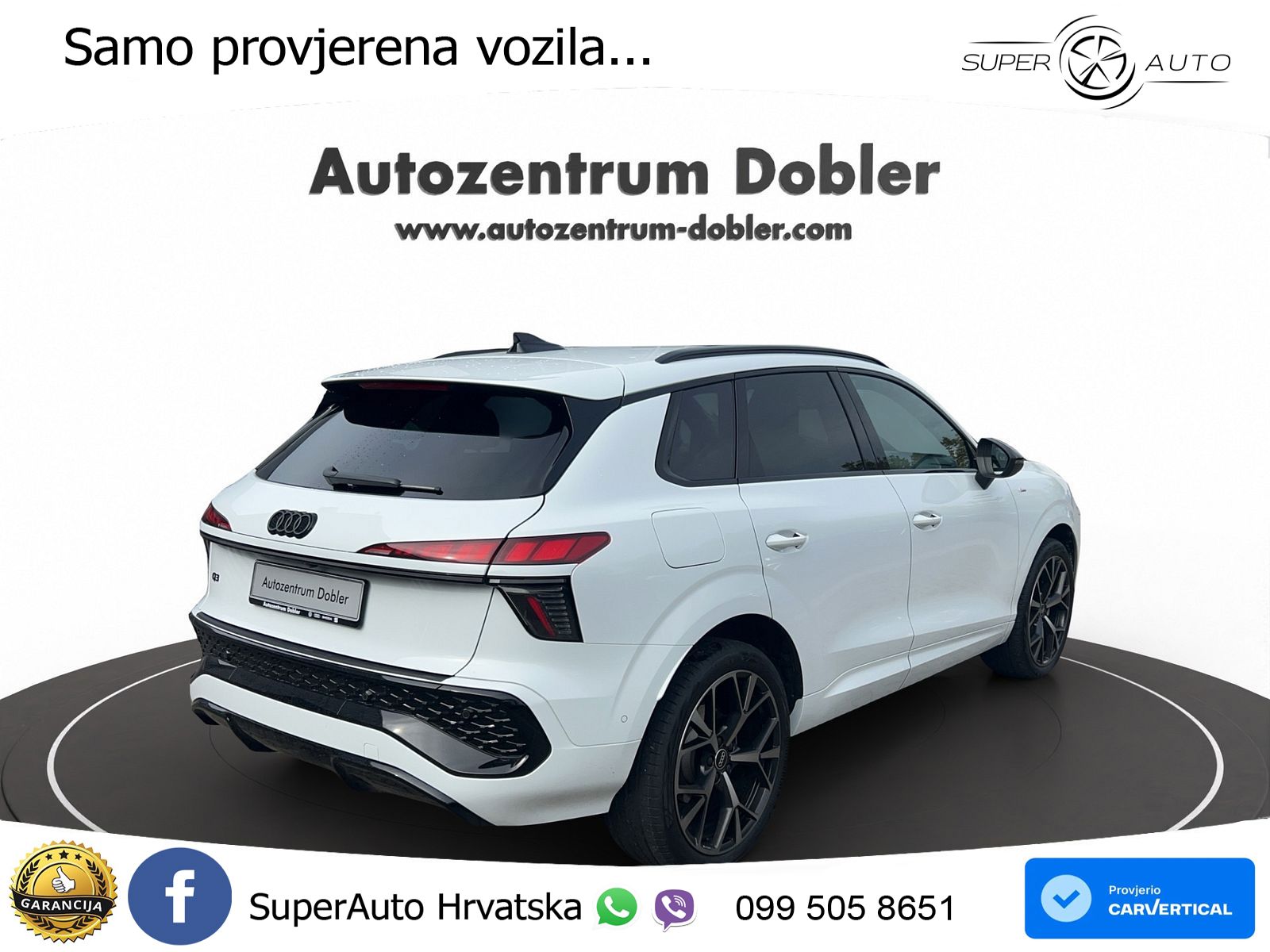 Audi Q3 2.0 TDI (150 KS) S tronic S line MATRIX+GR SJED+KAM