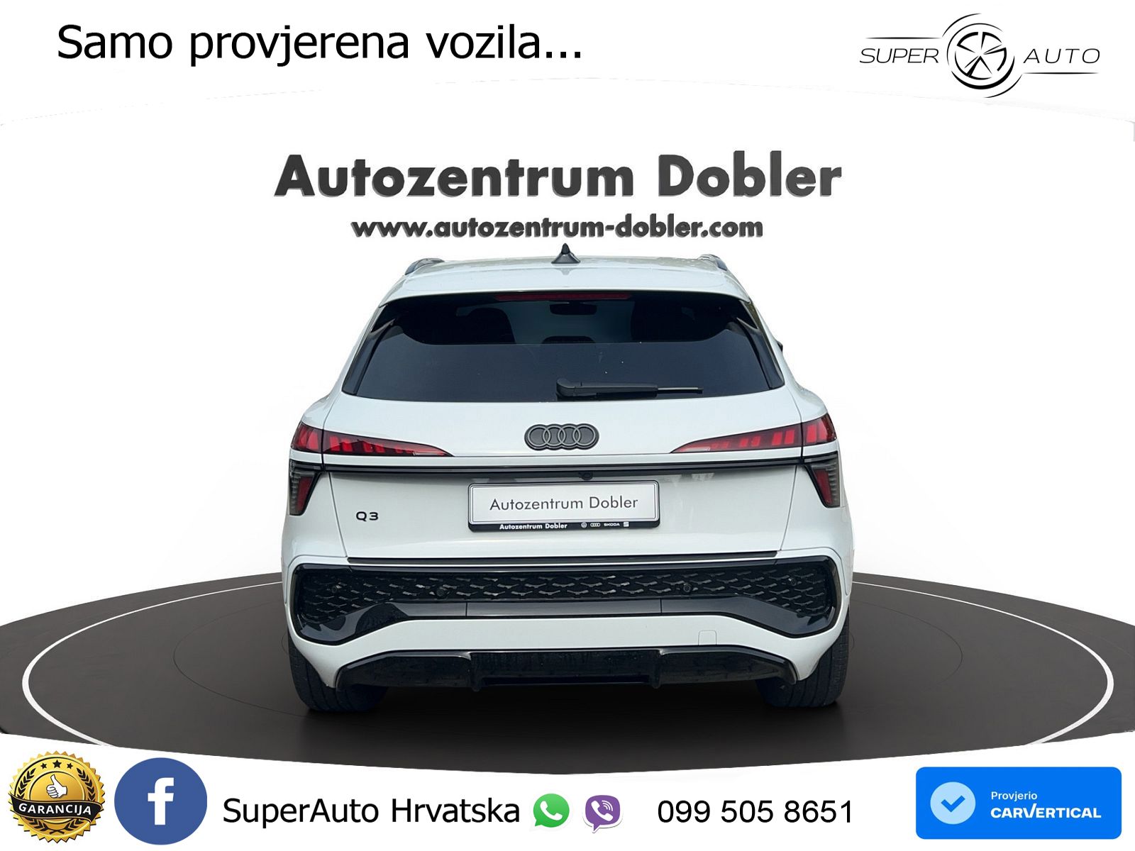 Audi Q3 2.0 TDI (150 KS) S tronic S line MATRIX+GR SJED+KAM