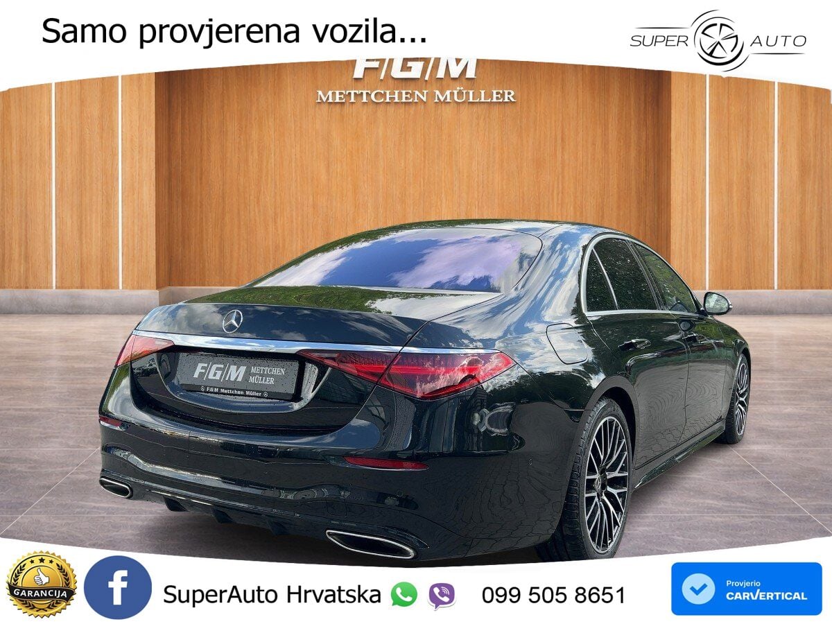 Mercedes S 500 (435 KS) EQ Boost 4MATIC 9G-TRONIC AMG ACC+HEAD+4xGR SJED+360+PANO