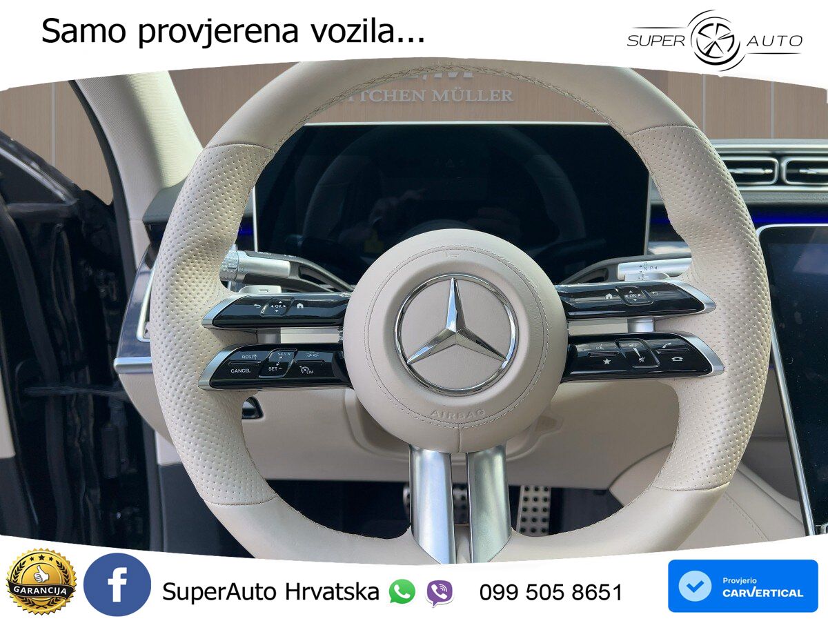 Mercedes S 500 (435 KS) EQ Boost 4MATIC 9G-TRONIC AMG ACC+HEAD+4xGR SJED+360+PANO