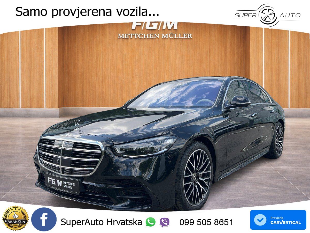 Mercedes S 500 (435 KS) EQ Boost 4MATIC 9G-TRONIC AMG ACC+HEAD+4xGR SJED+360+PANO