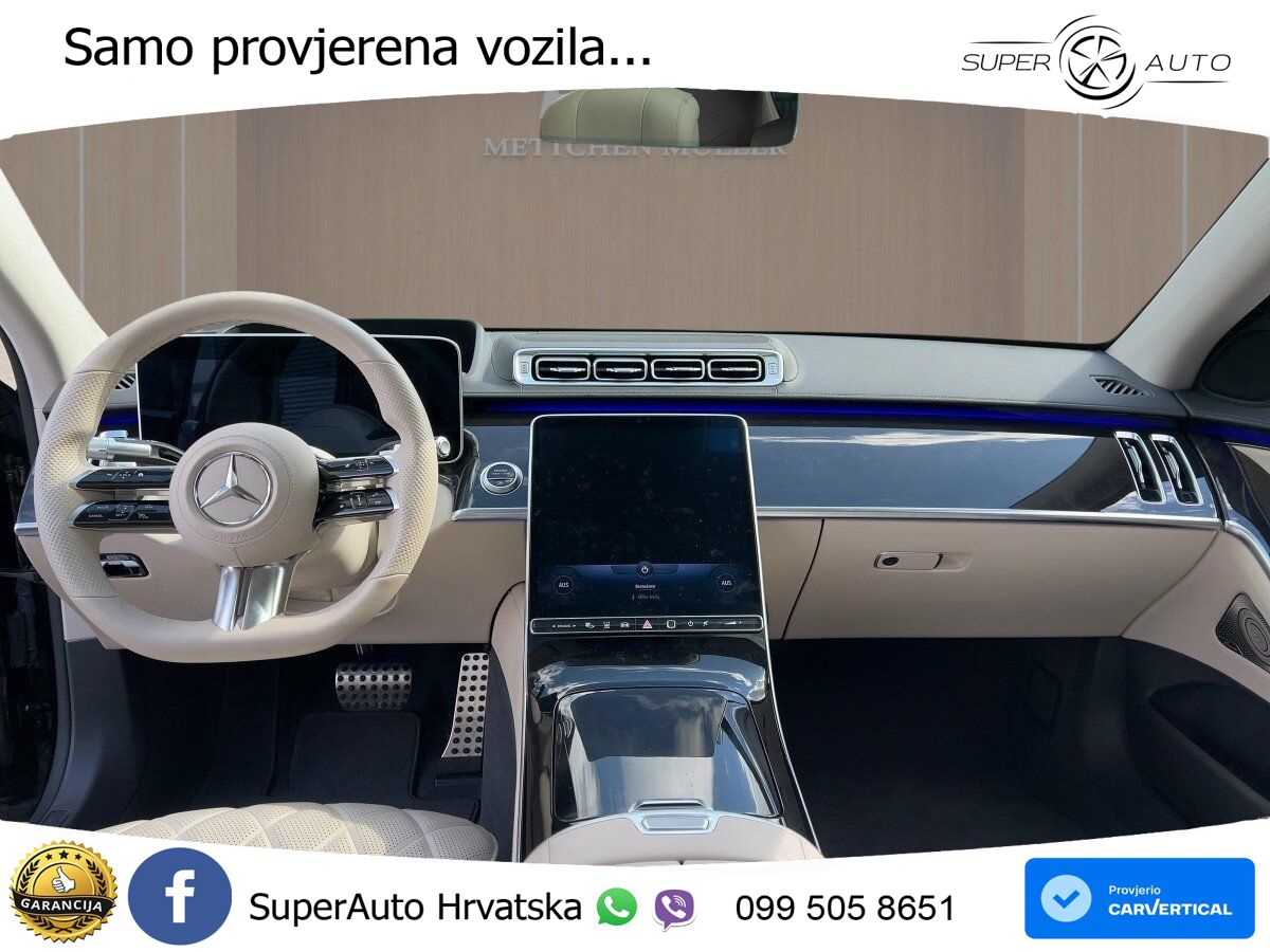 Mercedes S 500 (435 KS) EQ Boost 4MATIC 9G-TRONIC AMG ACC+HEAD+4xGR SJED+360+PANO