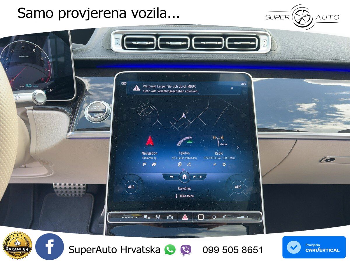 Mercedes S 500 (435 KS) EQ Boost 4MATIC 9G-TRONIC AMG ACC+HEAD+4xGR SJED+360+PANO