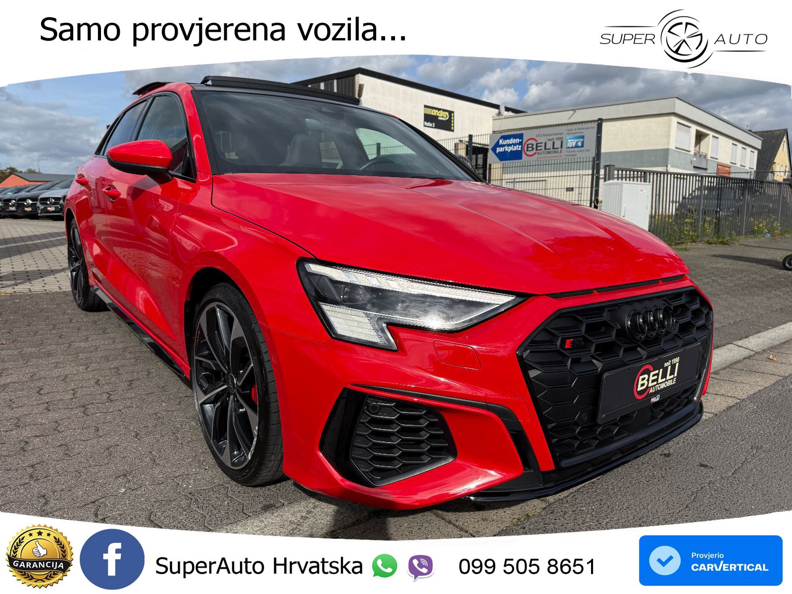 Audi S3 2.0 TFSI (310 KS) quattro S tronic LED+GR SJED+ACC
