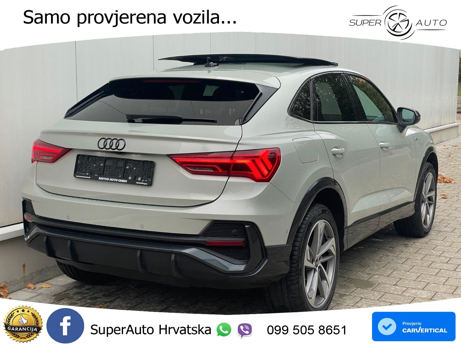 Audi Q3 Sportback 45 TFSIe (245 KS) S tronic 3x S line LED+GR SJED+ACC