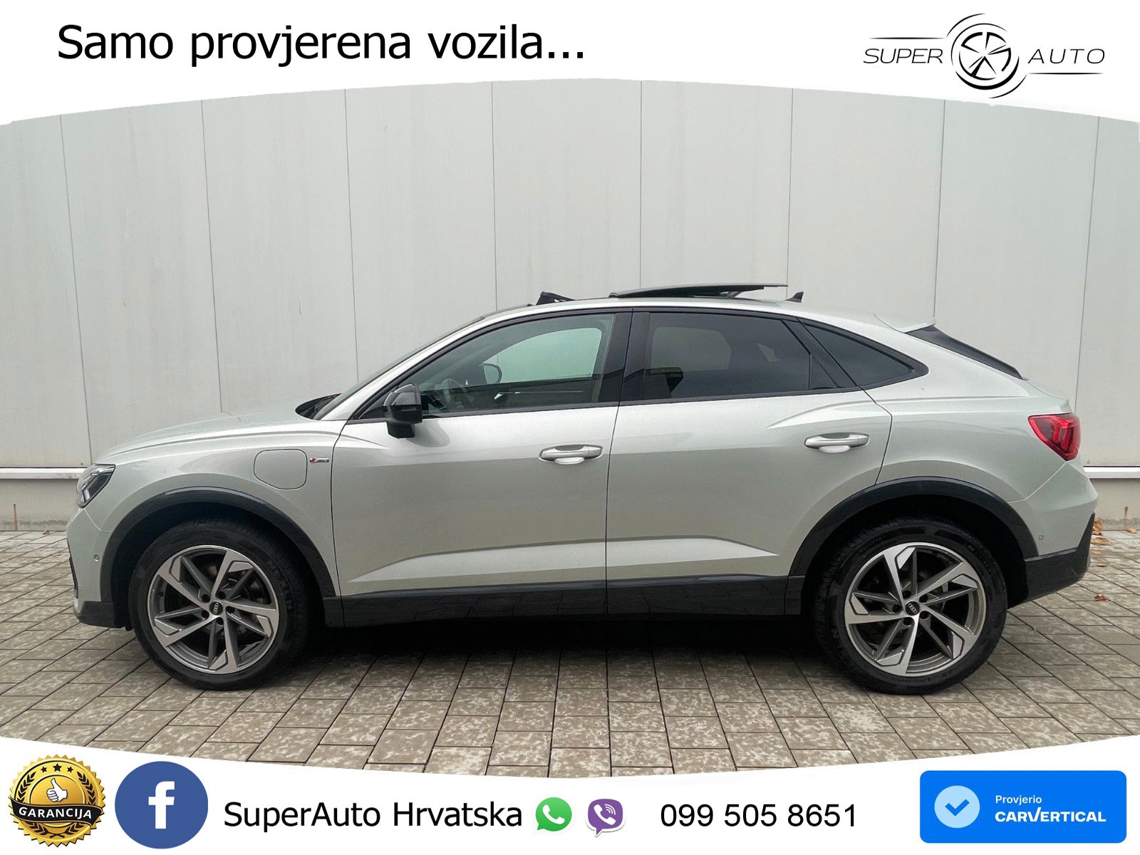 Audi Q3 Sportback 45 TFSIe (245 KS) S tronic 3x S line LED+GR SJED+ACC