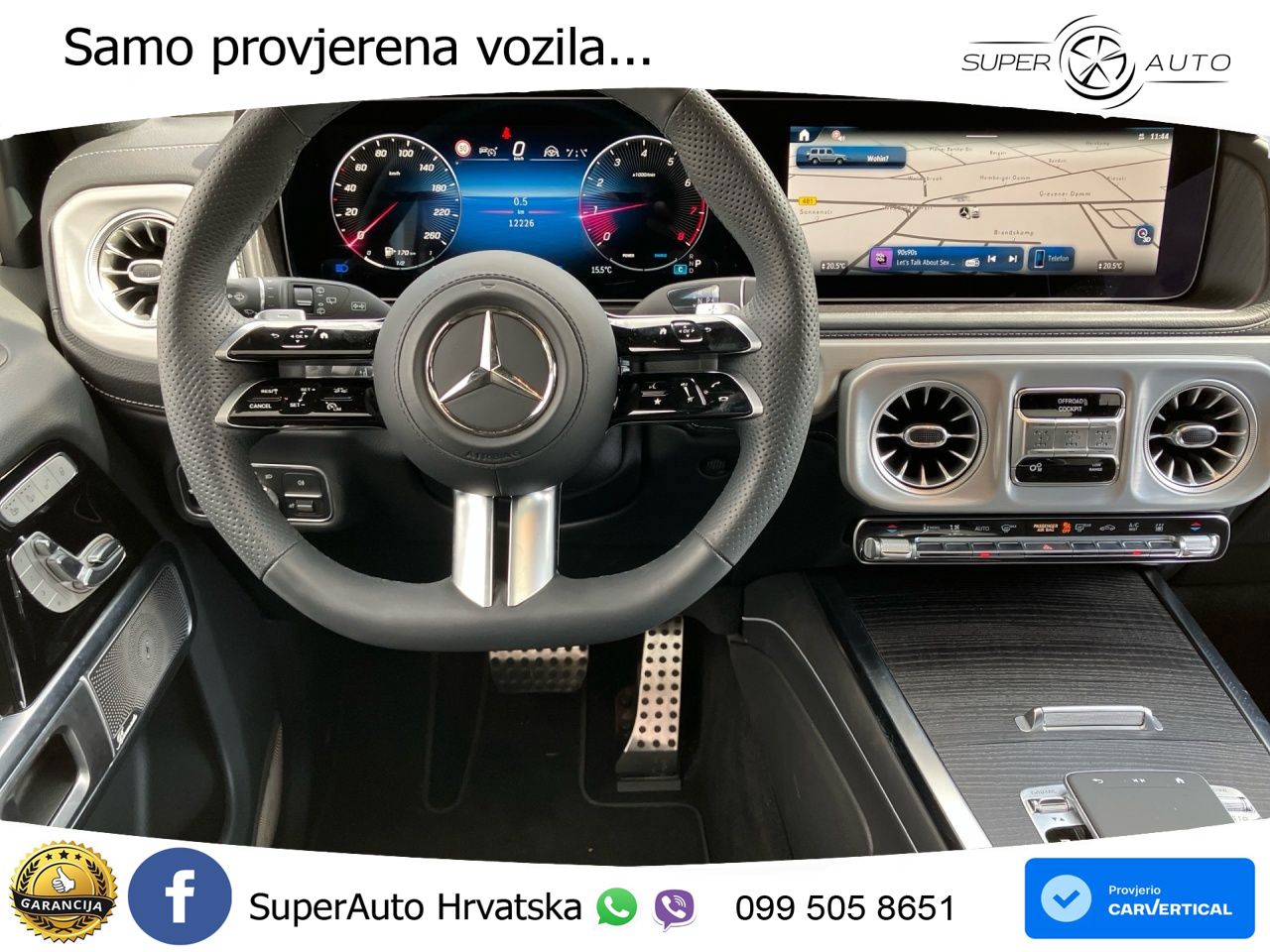 Mercedes G 500 Long (449 KS) 4MATIC 9G-TRONIC AMG LED+GR SJED+ACC