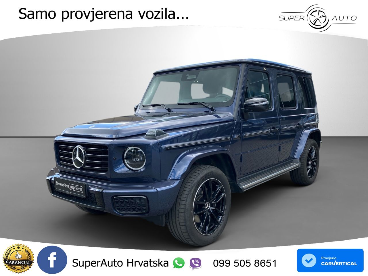 Mercedes G 500 Long (449 KS) 4MATIC 9G-TRONIC AMG LED+GR SJED+ACC