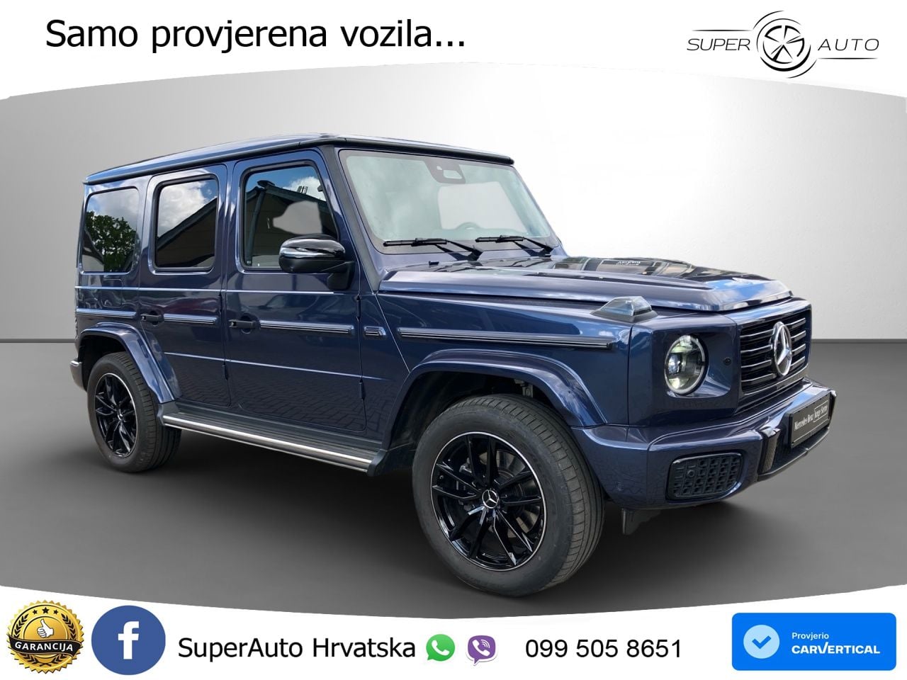 Mercedes G 500 Long (449 KS) 4MATIC 9G-TRONIC AMG LED+GR SJED+ACC
