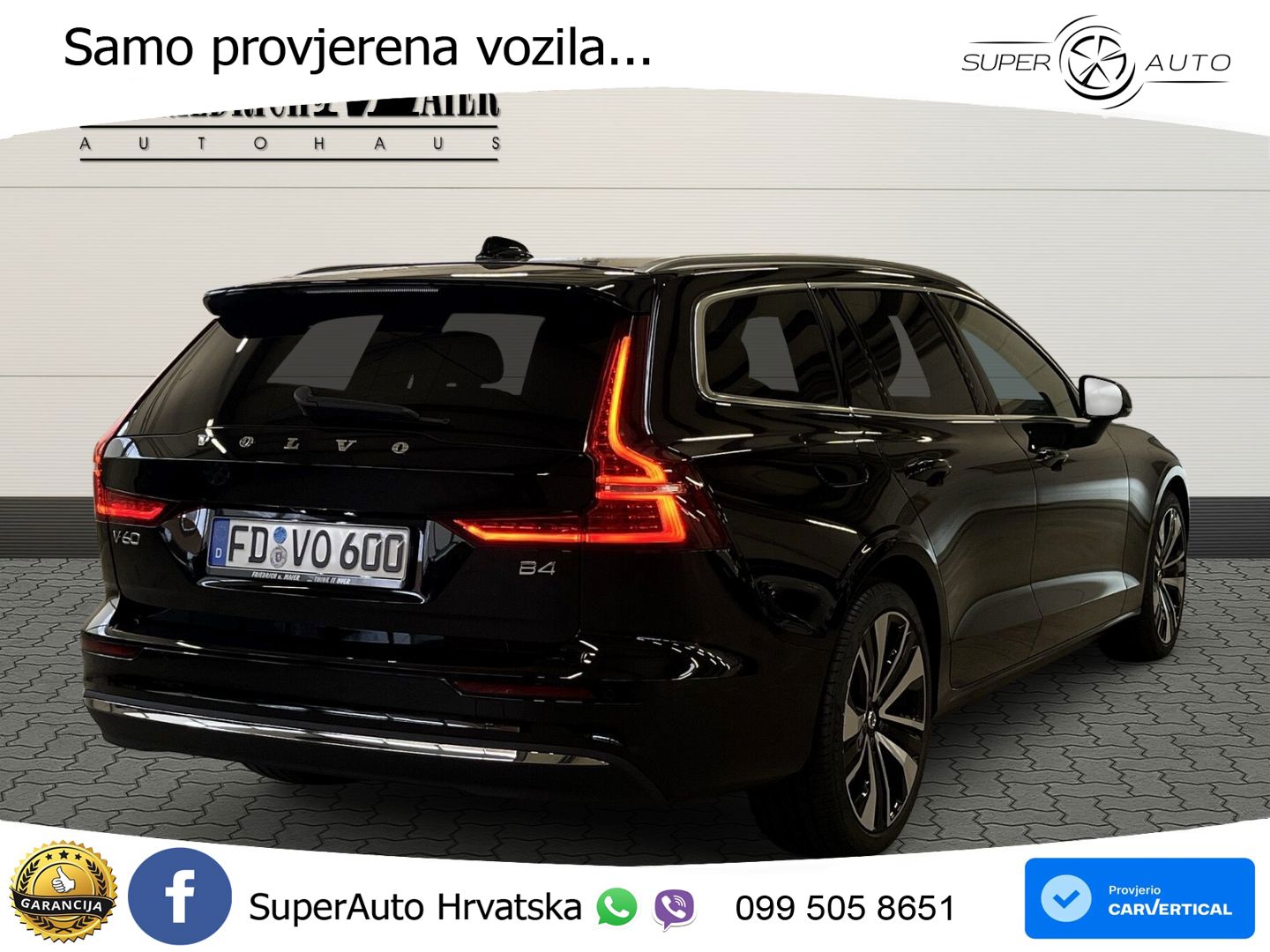 Volvo V60 2.0 B4 Diesel Geartronic LED+GR SJED+ACC