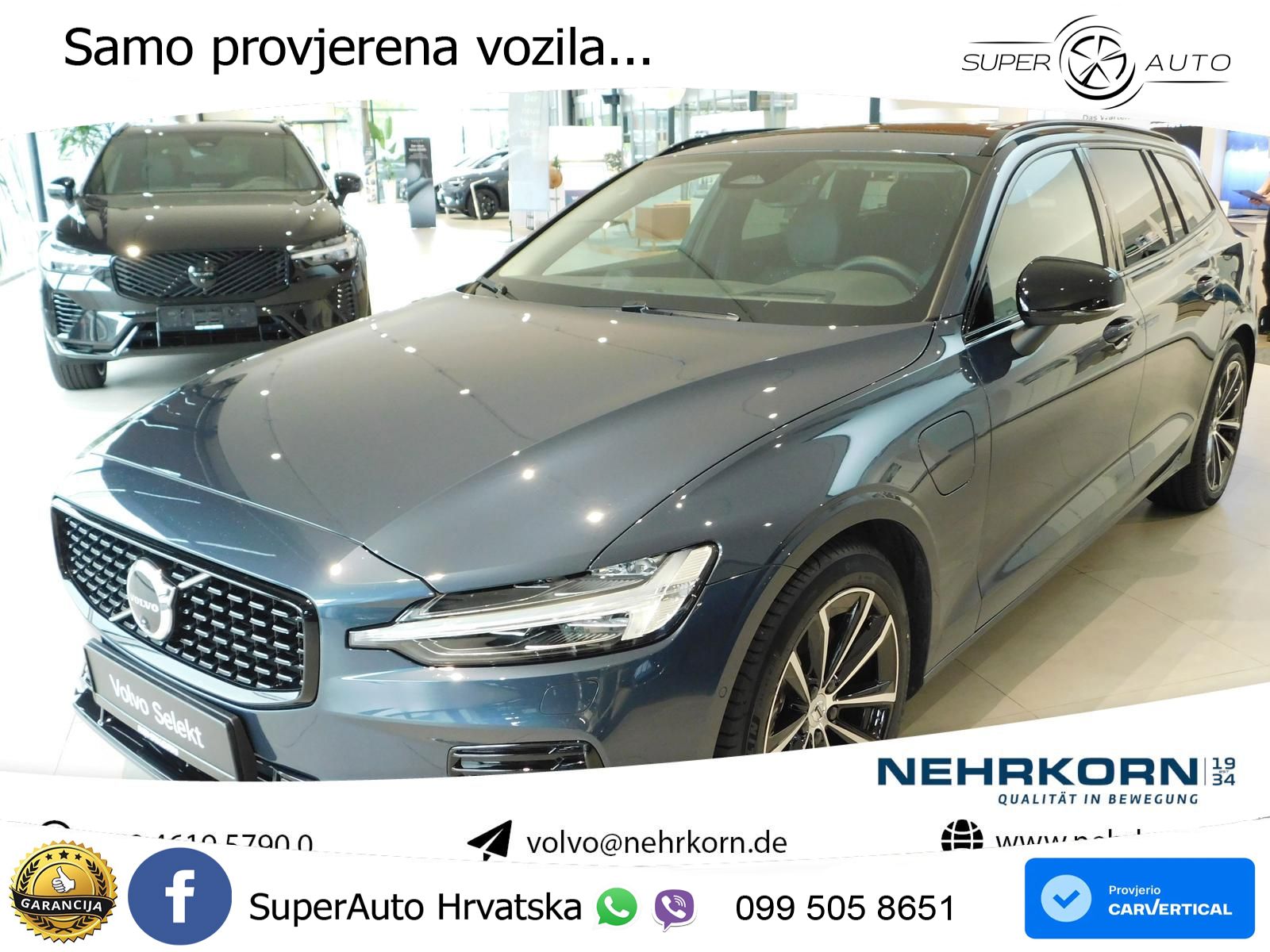 Volvo V60 2.0 T6 AWD Geartronic ACC+HEAD+4xGR SJED+360+PANO