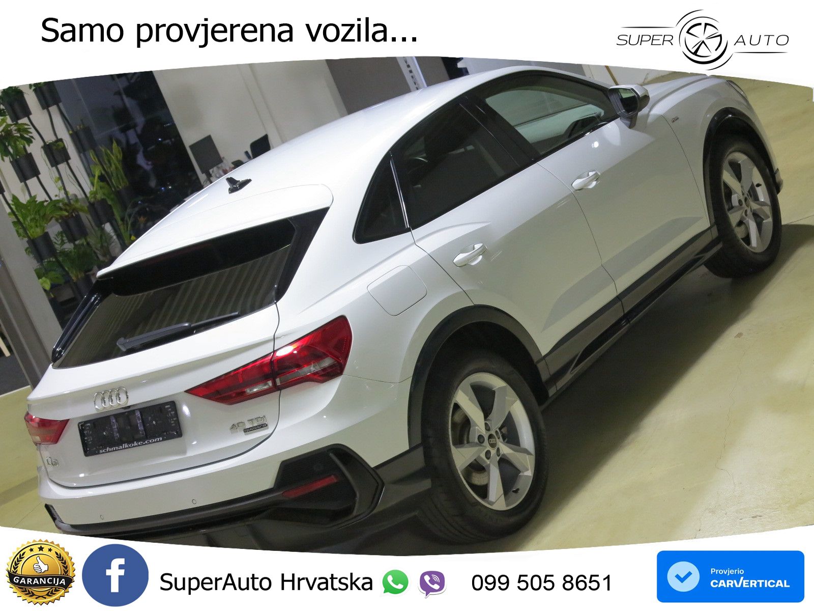 Audi Q3 Sportback 40 TDI (200 KS) quattro S tronic S line LED+GR SJED+ACC