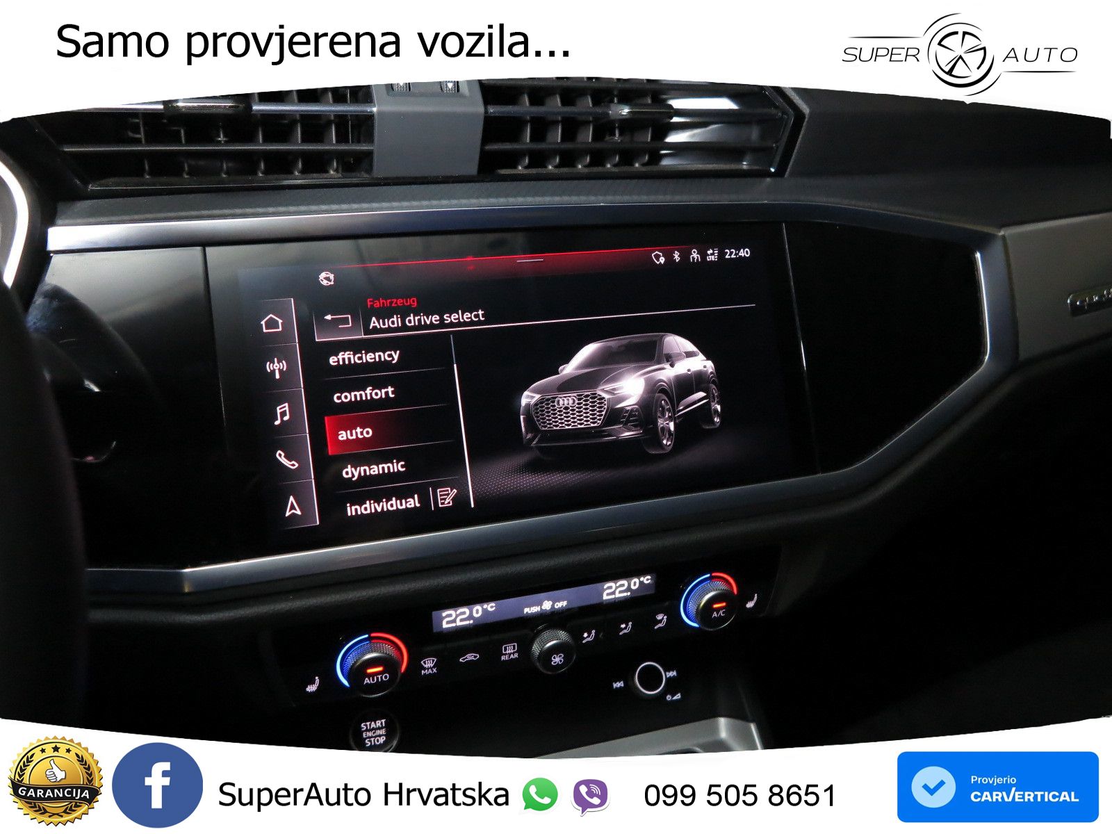 Audi Q3 Sportback 40 TDI (200 KS) quattro S tronic S line LED+GR SJED+ACC
