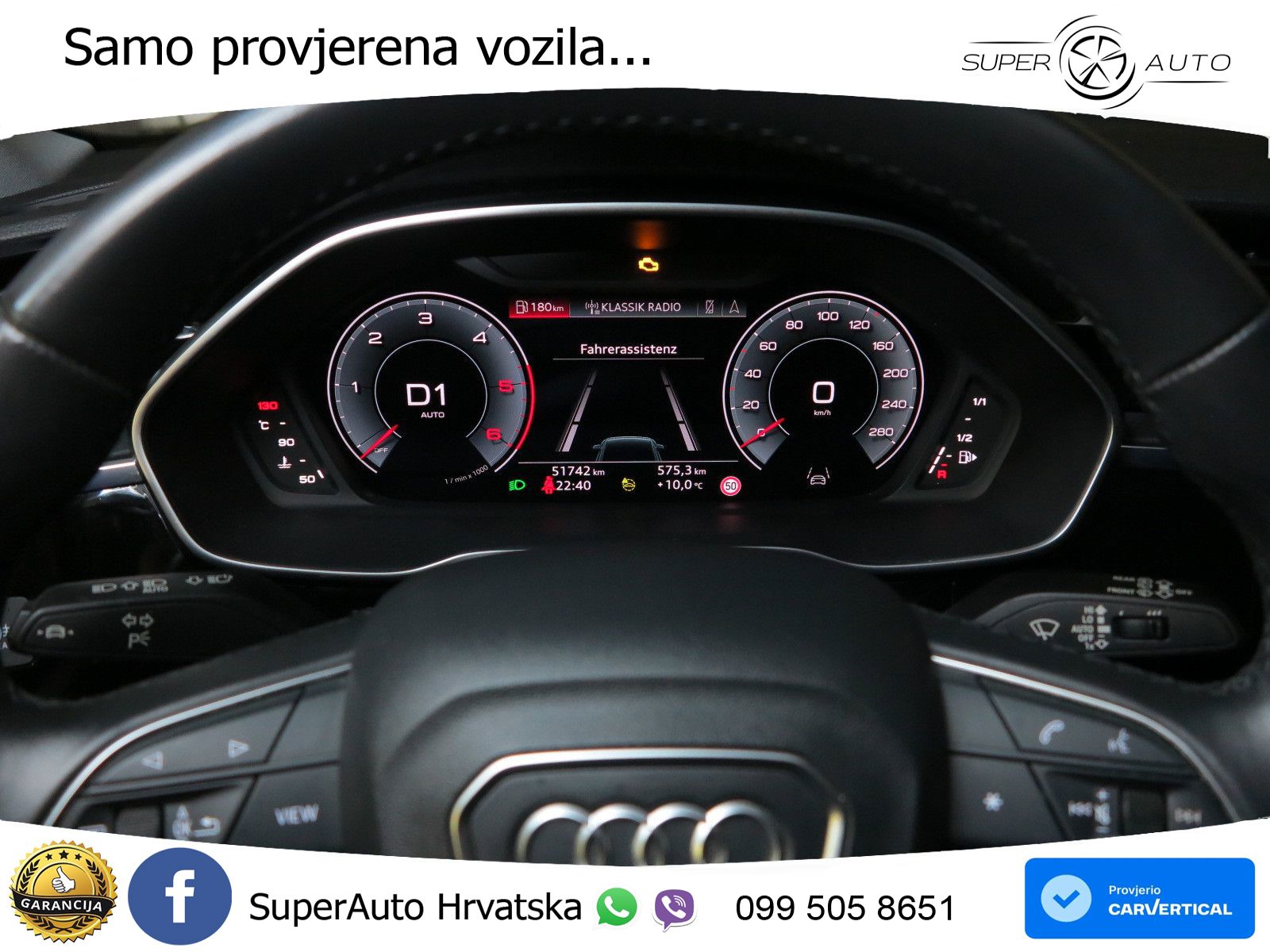 Audi Q3 Sportback 40 TDI (200 KS) quattro S tronic S line LED+GR SJED+ACC