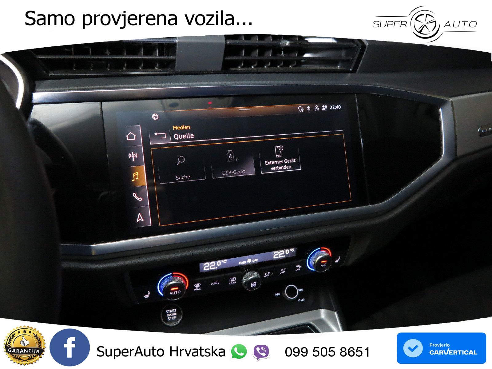 Audi Q3 Sportback 40 TDI (200 KS) quattro S tronic S line LED+GR SJED+ACC