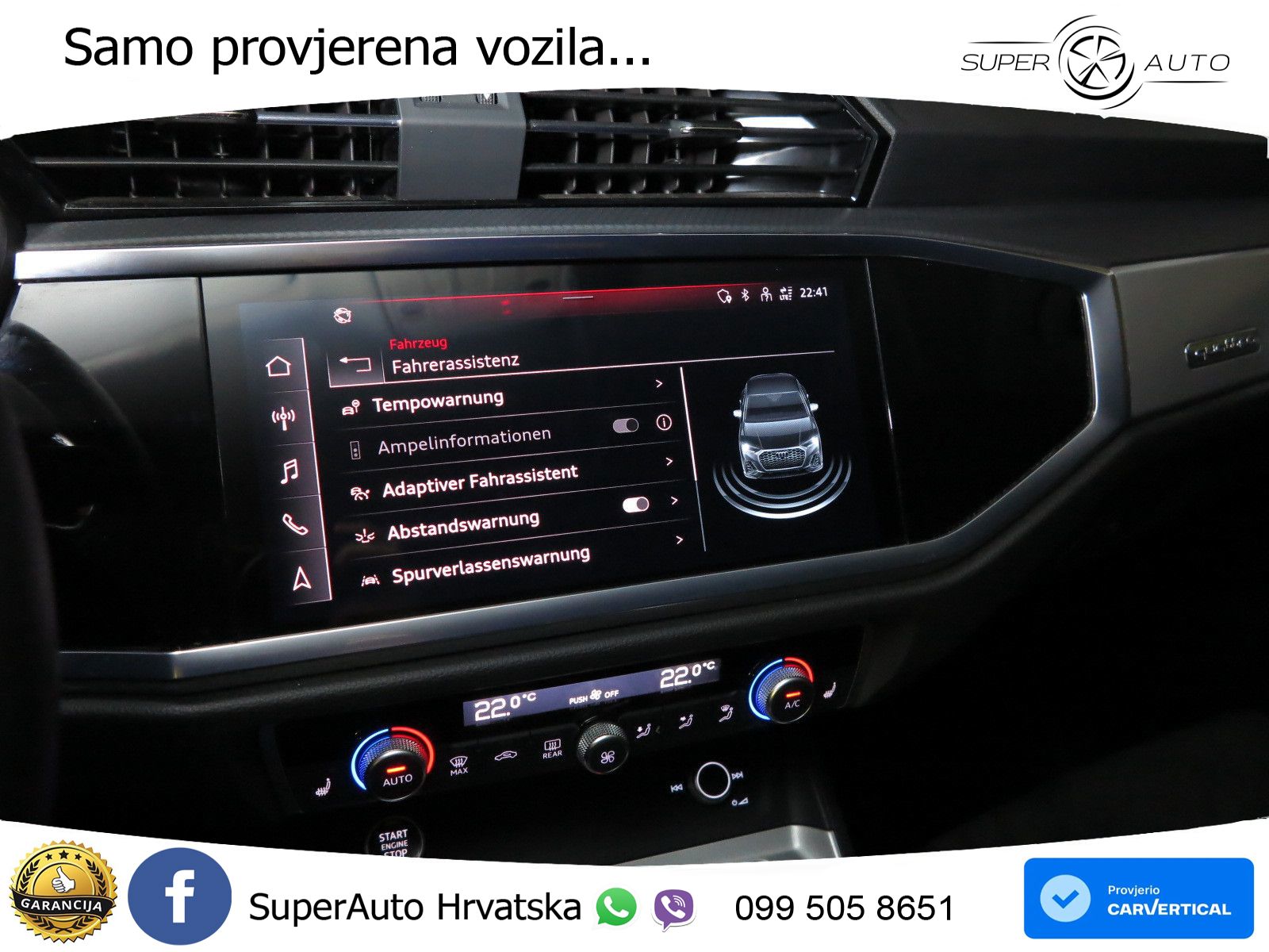 Audi Q3 Sportback 40 TDI (200 KS) quattro S tronic S line LED+GR SJED+ACC