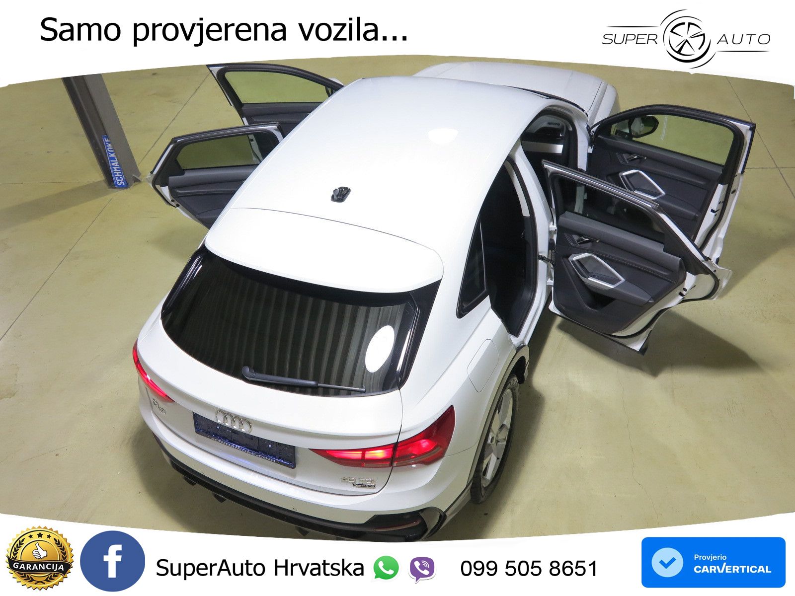 Audi Q3 Sportback 40 TDI (200 KS) quattro S tronic S line LED+GR SJED+ACC