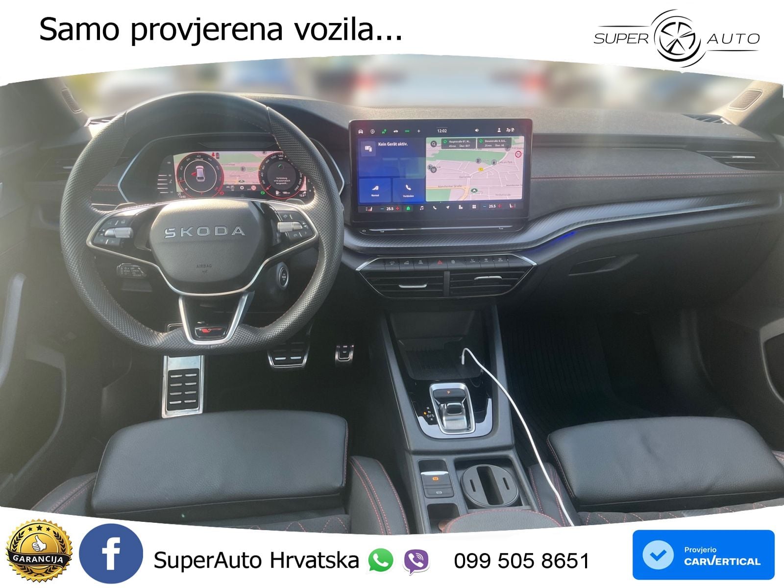 Škoda Octavia Combi RS 2.0 TSI (265 KS) DSG LED+GR SJED+ACC