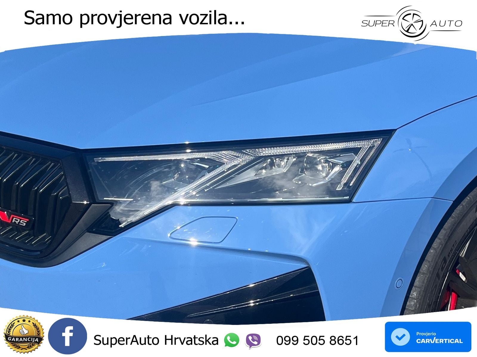 Škoda Octavia Combi RS 2.0 TSI (265 KS) DSG LED+GR SJED+ACC