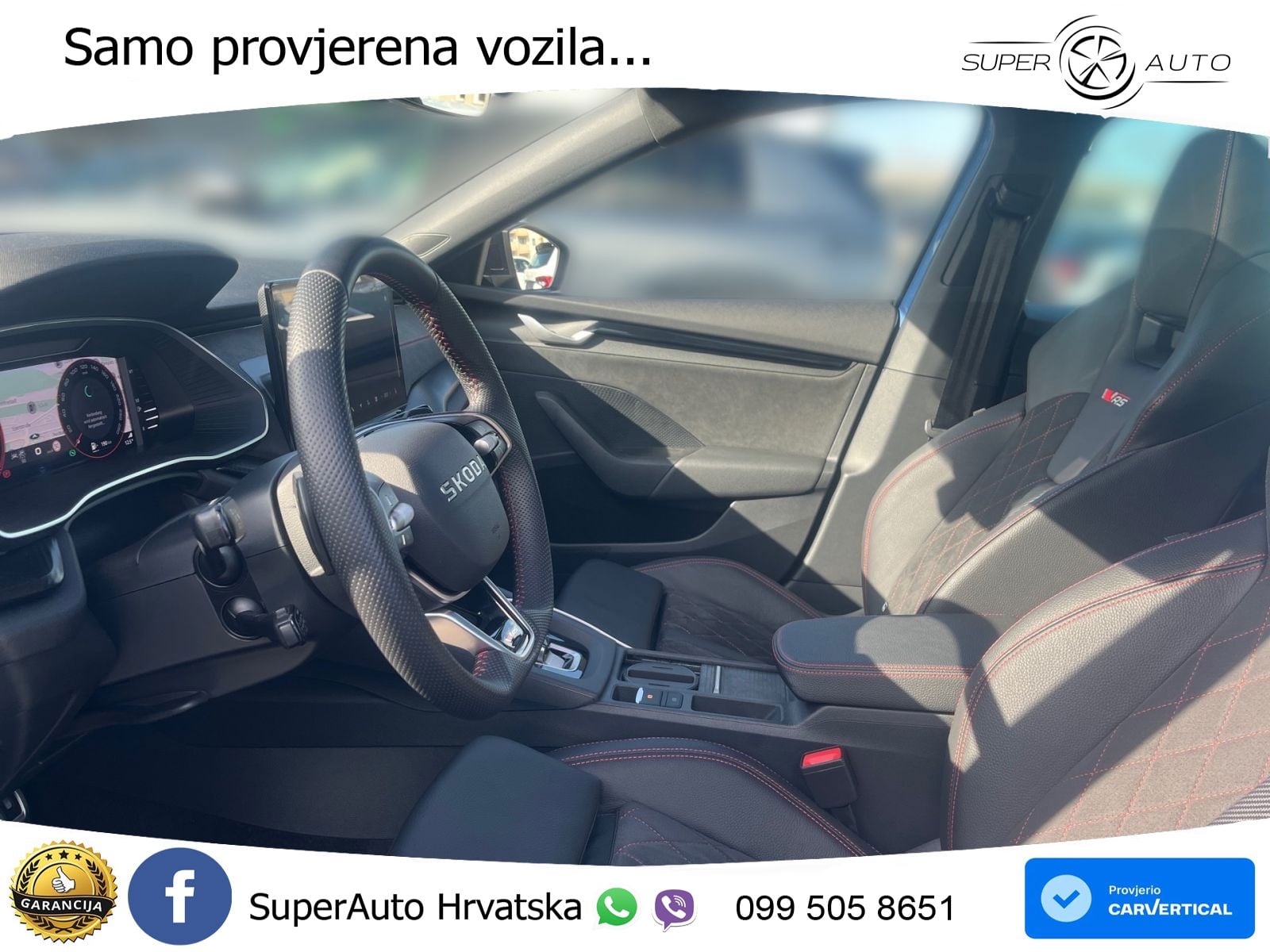 Škoda Octavia Combi RS 2.0 TSI (265 KS) DSG LED+GR SJED+ACC