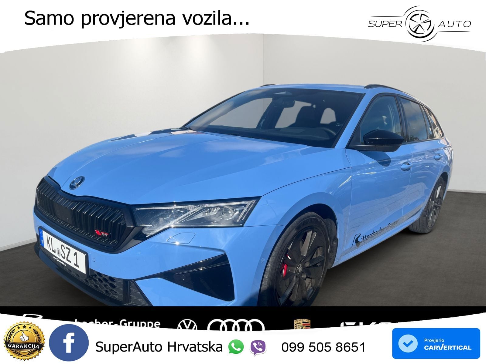 Škoda Octavia Combi RS 2.0 TSI (265 KS) DSG LED+GR SJED+ACC