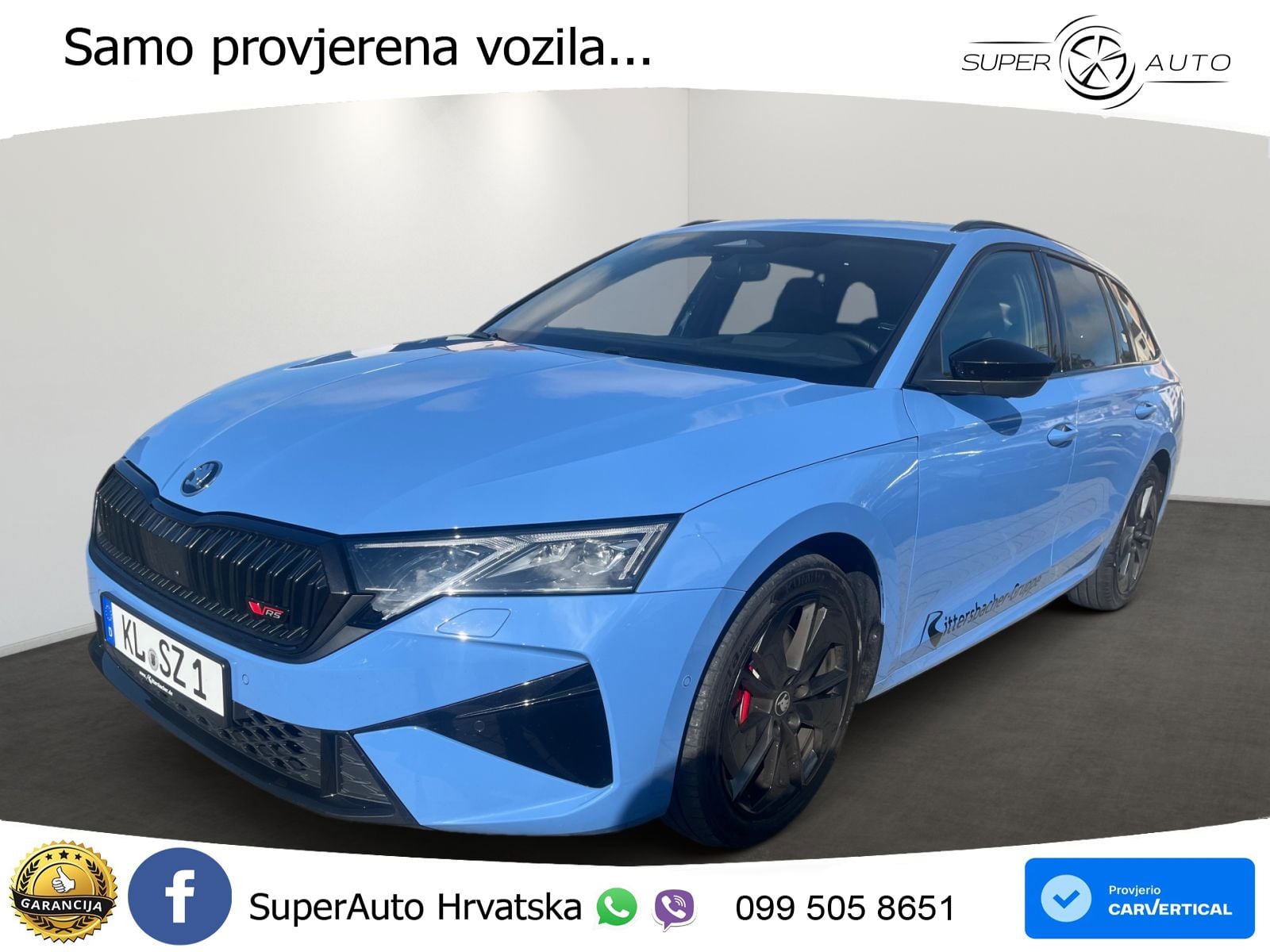Škoda Octavia Combi RS 2.0 TSI (265 KS) DSG LED+GR SJED+ACC