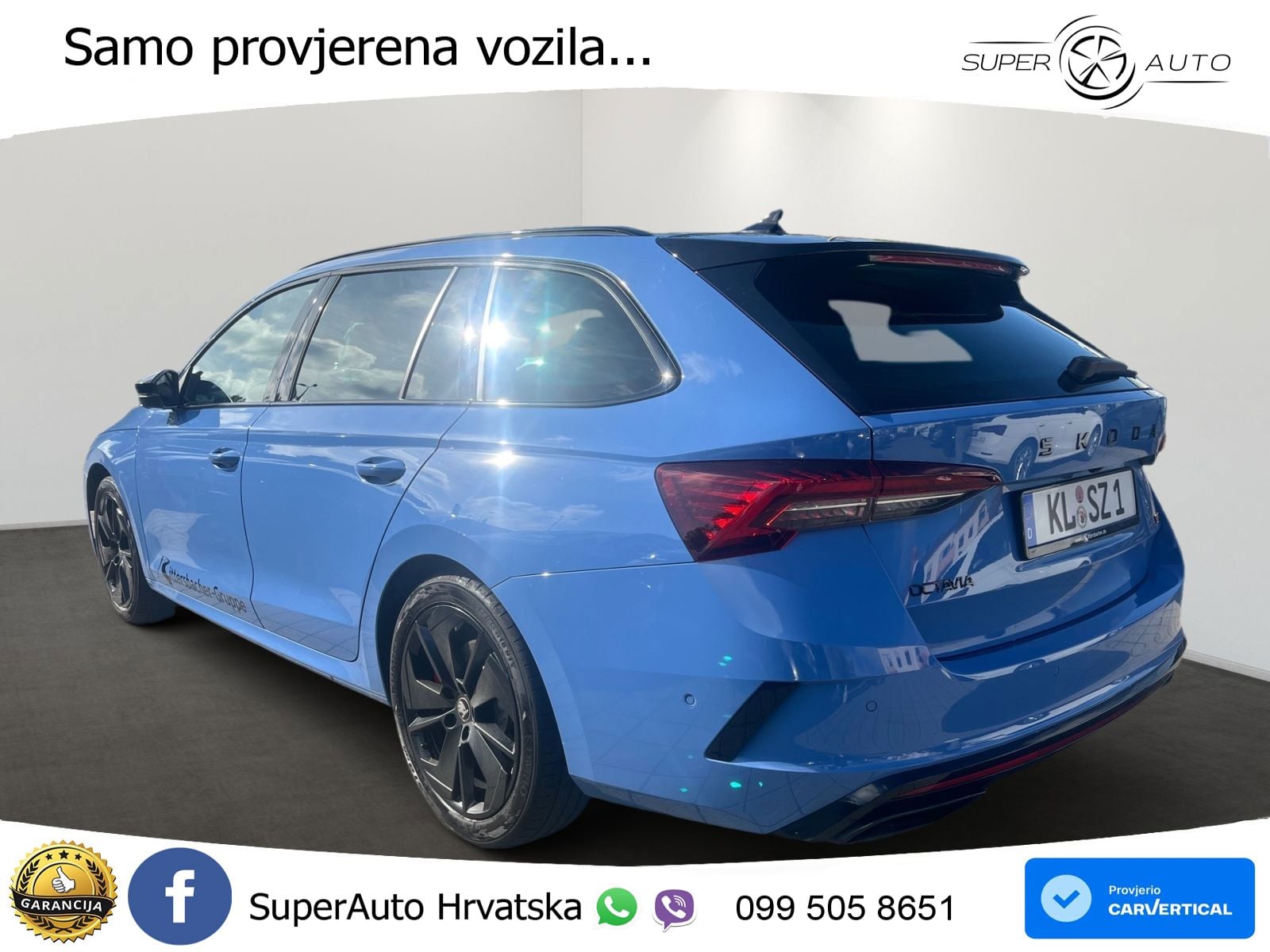 Škoda Octavia Combi RS 2.0 TSI (265 KS) DSG LED+GR SJED+ACC