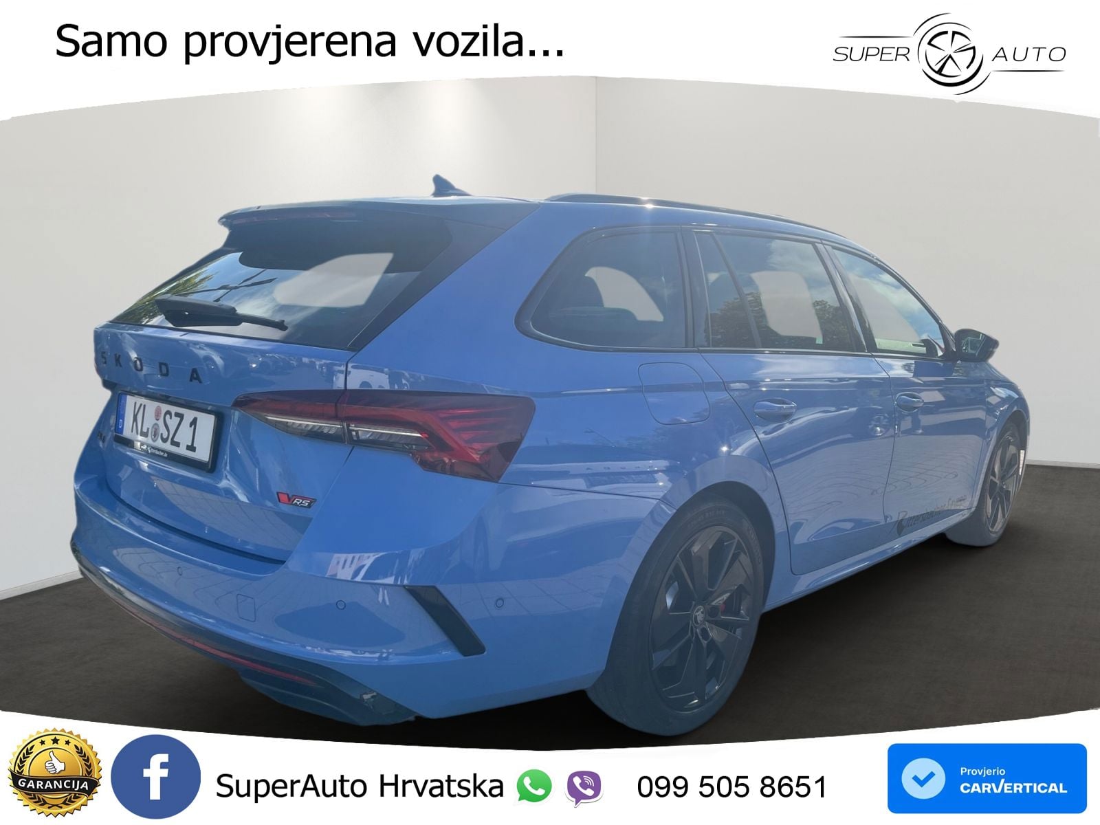 Škoda Octavia Combi RS 2.0 TSI (265 KS) DSG LED+GR SJED+ACC