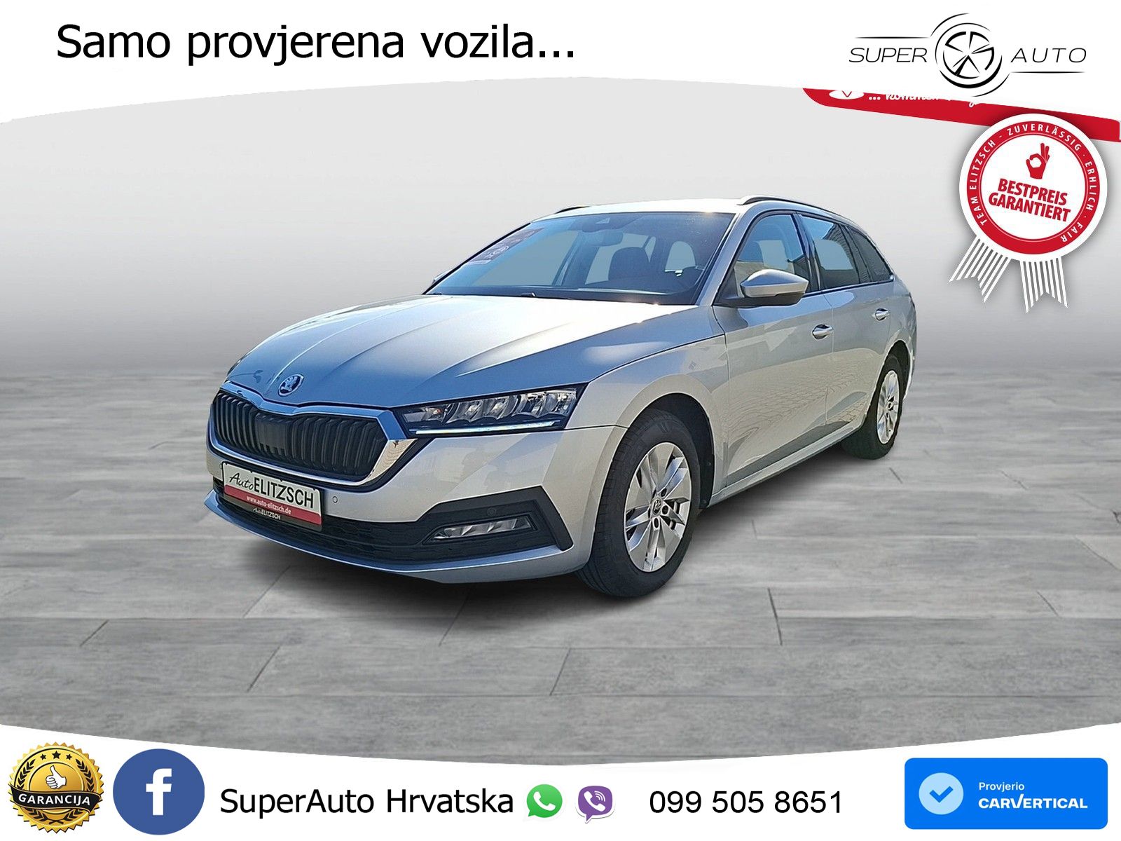 Škoda Octavia Combi 2.0 TDI (150 KS) LED+GR SJED+ACC