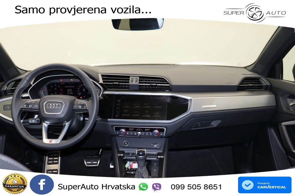 Audi Q3 40 TDI (193 KS) quattro S tronic S line MATRIX+GR SJED+KAM