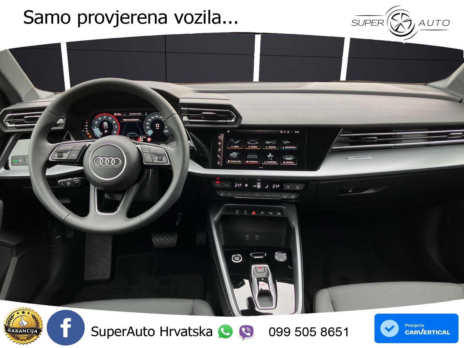 Audi A3 Sportback 30 TFSI (116 KS) Mild Hybrid S tronic LED+GR SJED+ACC