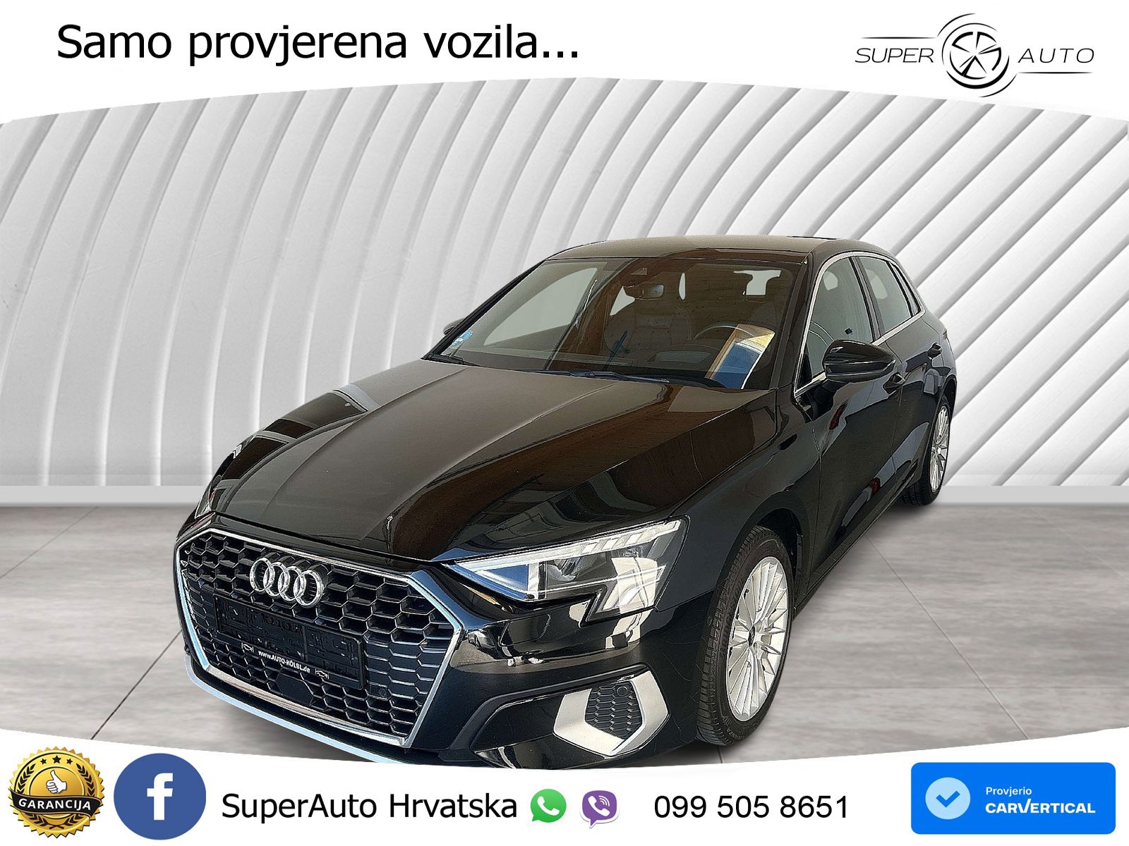 Audi A3 35 TDI (150 KS) S tronic LED+GR SJED+ACC