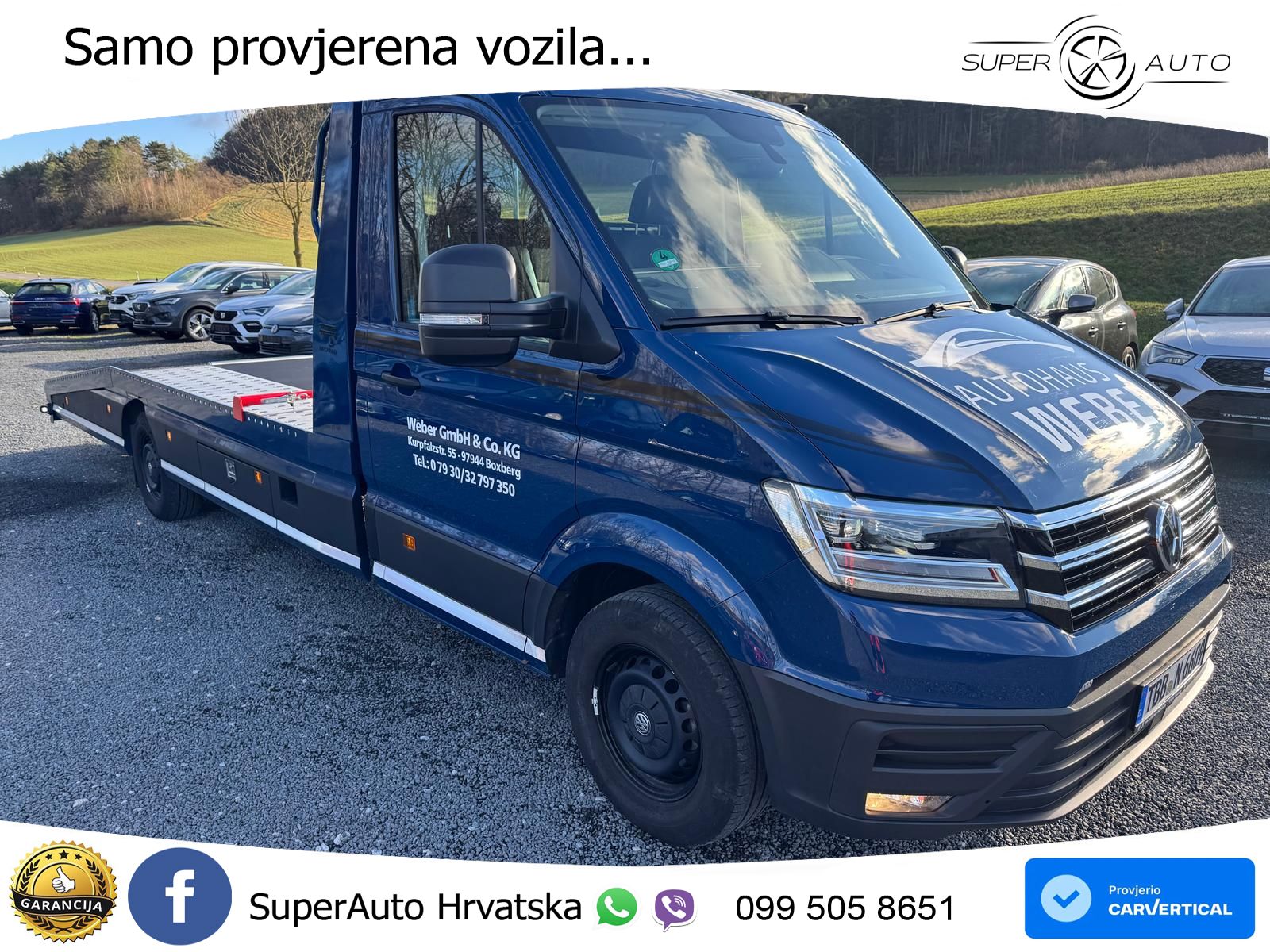 Volkswagen Crafter 2.0 TDI 35 *Abschlepper*Autotransporter* 177 KS