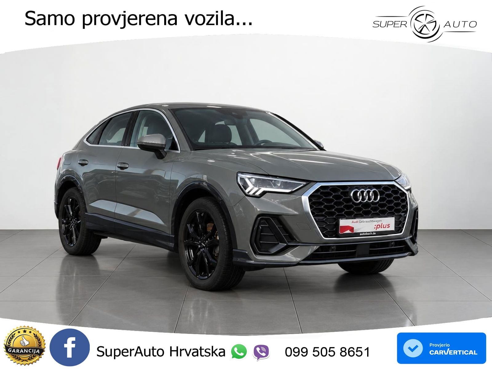 Audi Q3 Sportback 35 TDI (150 KS) S tronic LED+GR SJED+ACC