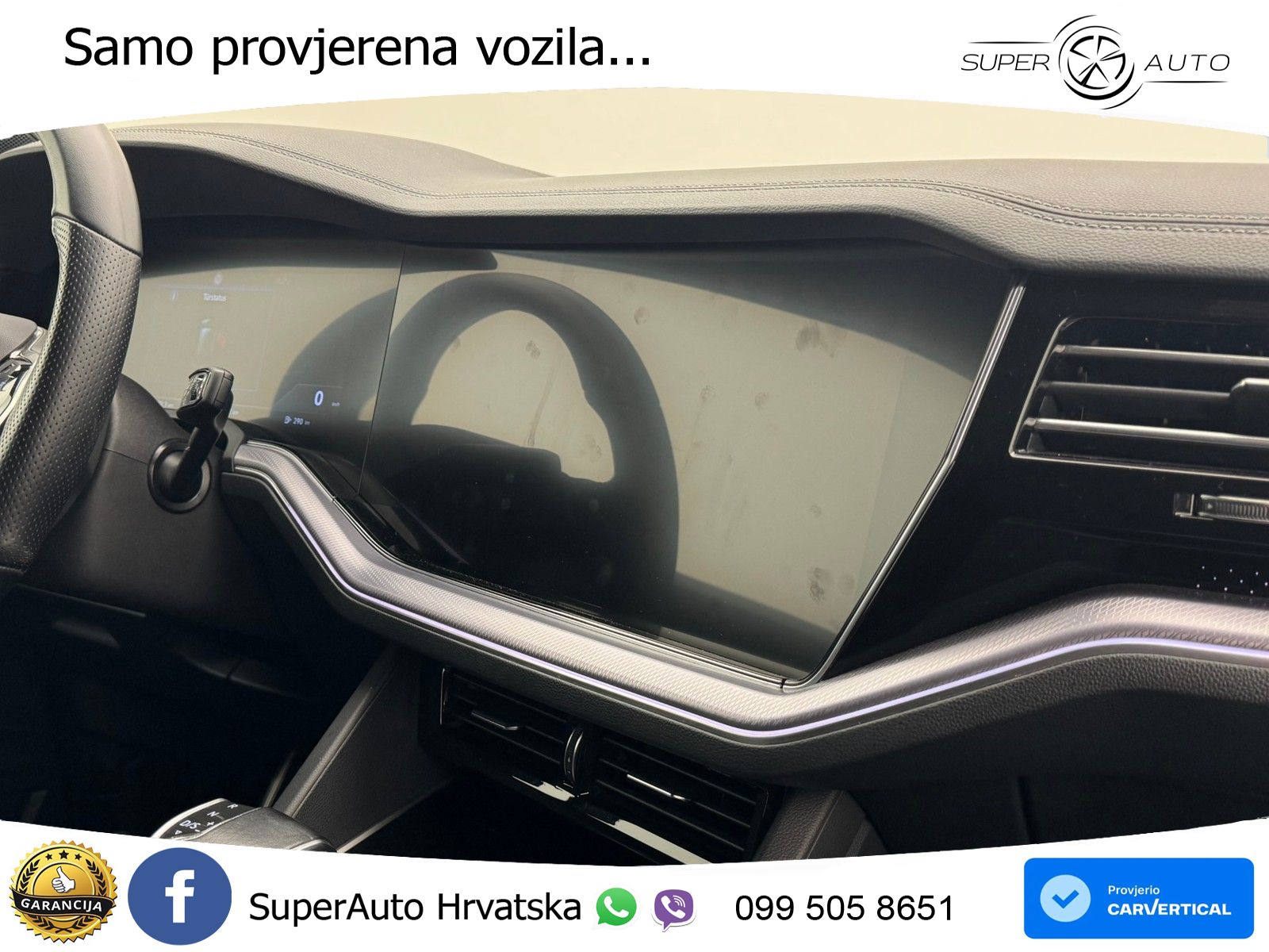 Volkswagen Touareg 3.0 V6 TDI (286 KS) 4MOTION Tiptronic R-Line ZRAČNI+ACC+GR SJED+KAM+PANO