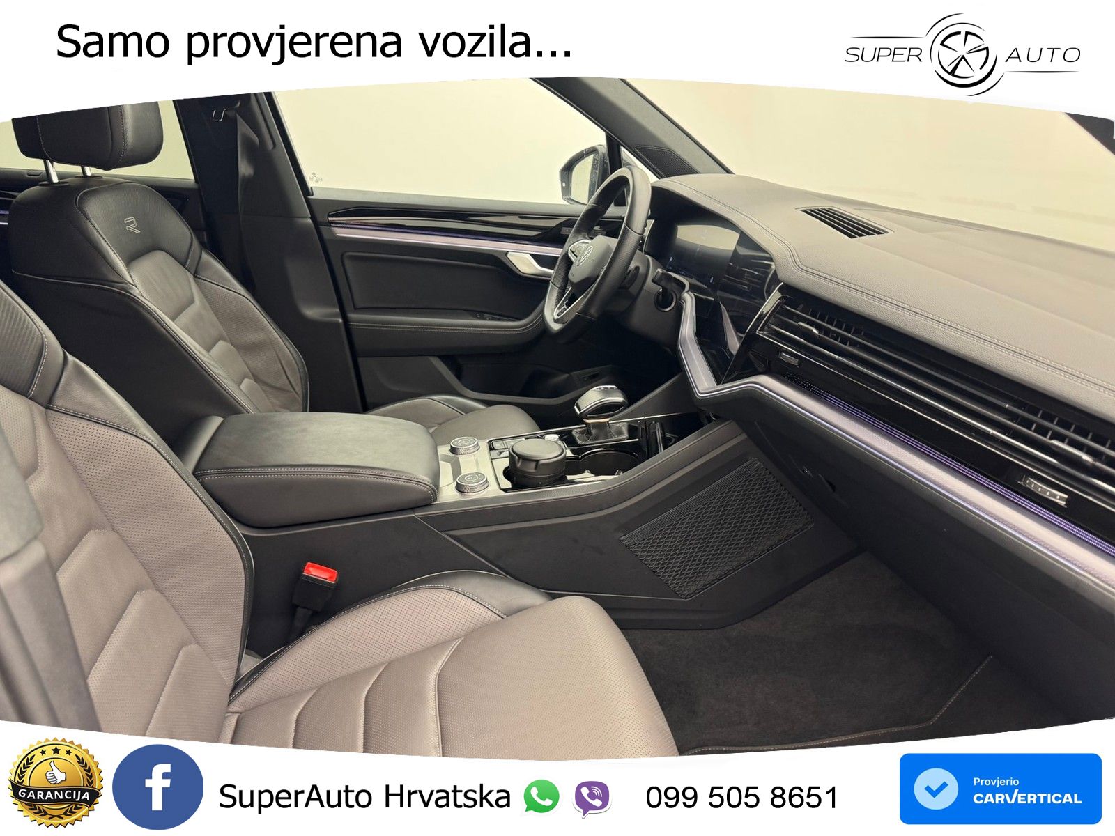 Volkswagen Touareg 3.0 V6 TDI (286 KS) 4MOTION Tiptronic R-Line ZRAČNI+ACC+GR SJED+KAM+PANO