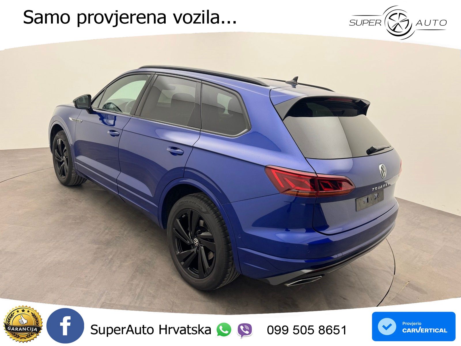 Volkswagen Touareg 3.0 V6 TDI (286 KS) 4MOTION Tiptronic R-Line ZRAČNI+ACC+GR SJED+KAM+PANO