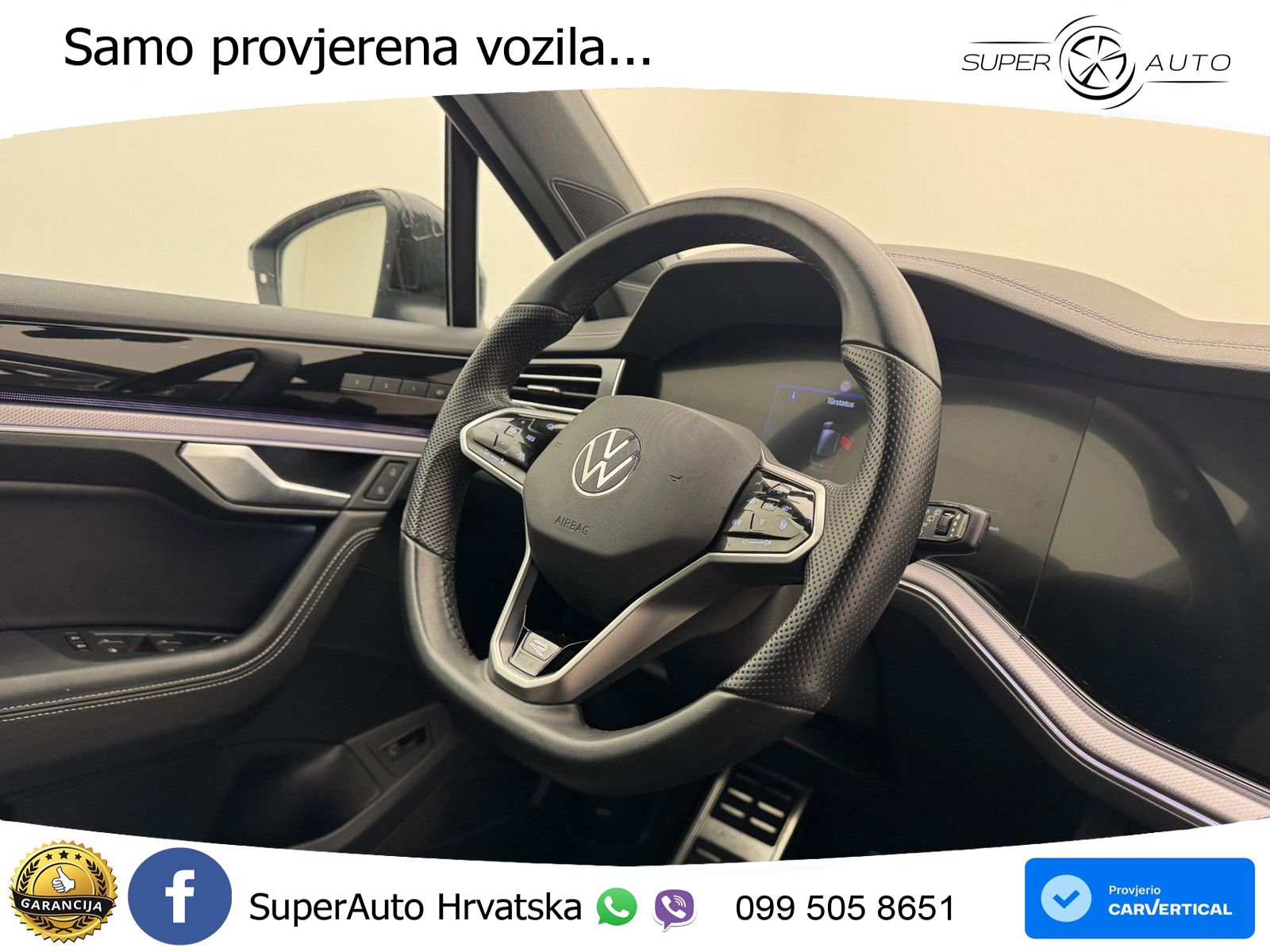 Volkswagen Touareg 3.0 V6 TDI (286 KS) 4MOTION Tiptronic R-Line ZRAČNI+ACC+GR SJED+KAM+PANO