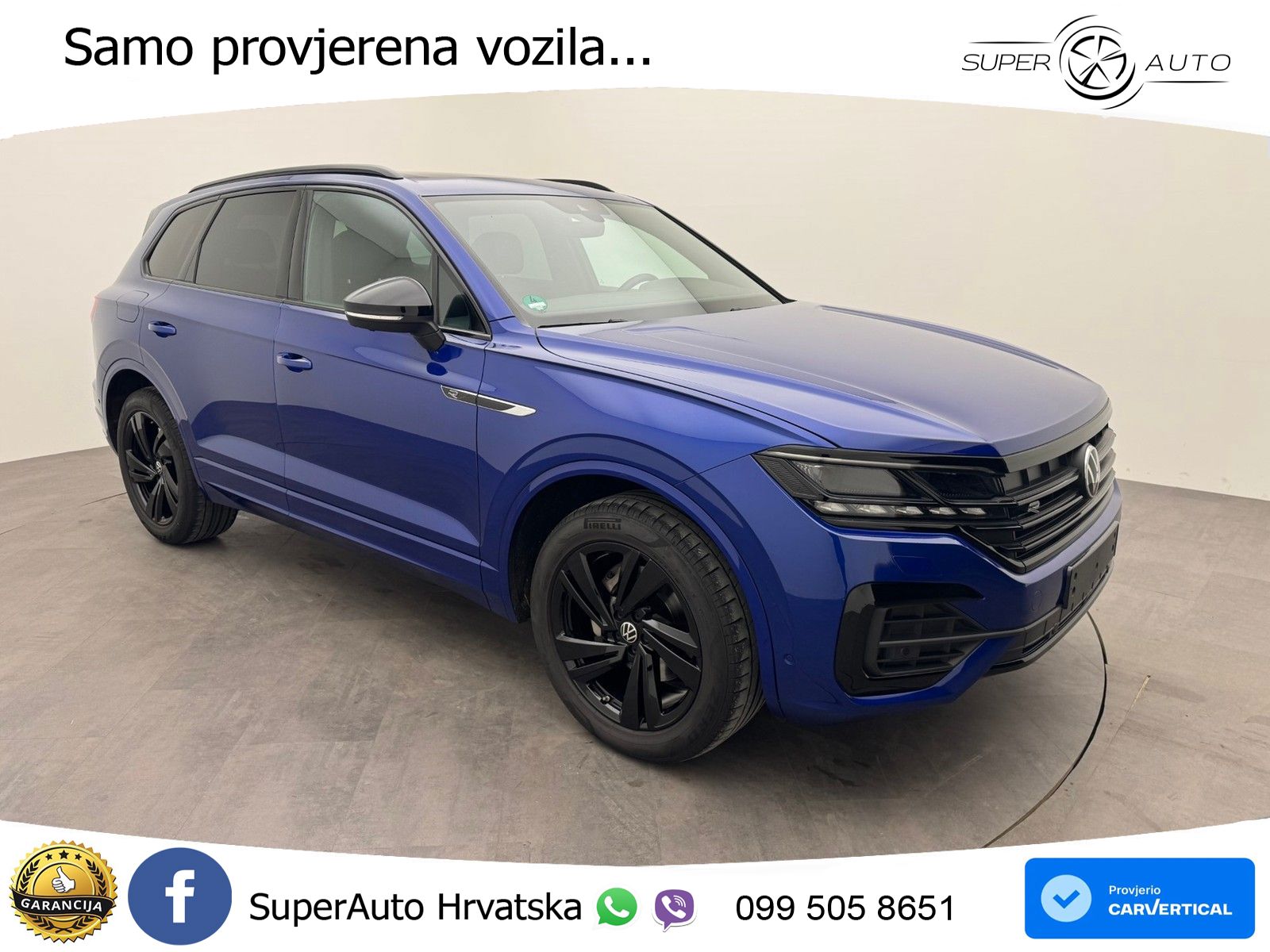 Volkswagen Touareg 3.0 V6 TDI (286 KS) 4MOTION Tiptronic R-Line ZRAČNI+ACC+GR SJED+KAM+PANO