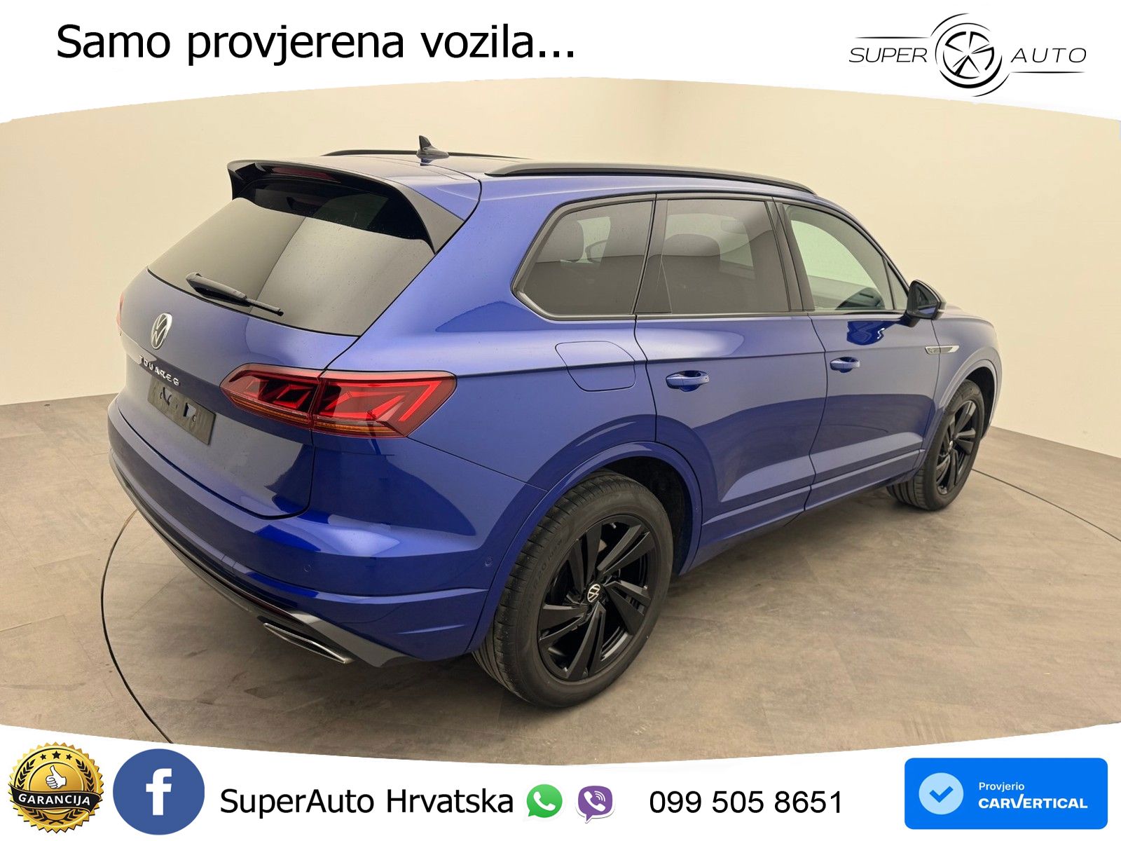 Volkswagen Touareg 3.0 V6 TDI (286 KS) 4MOTION Tiptronic R-Line ZRAČNI+ACC+GR SJED+KAM+PANO