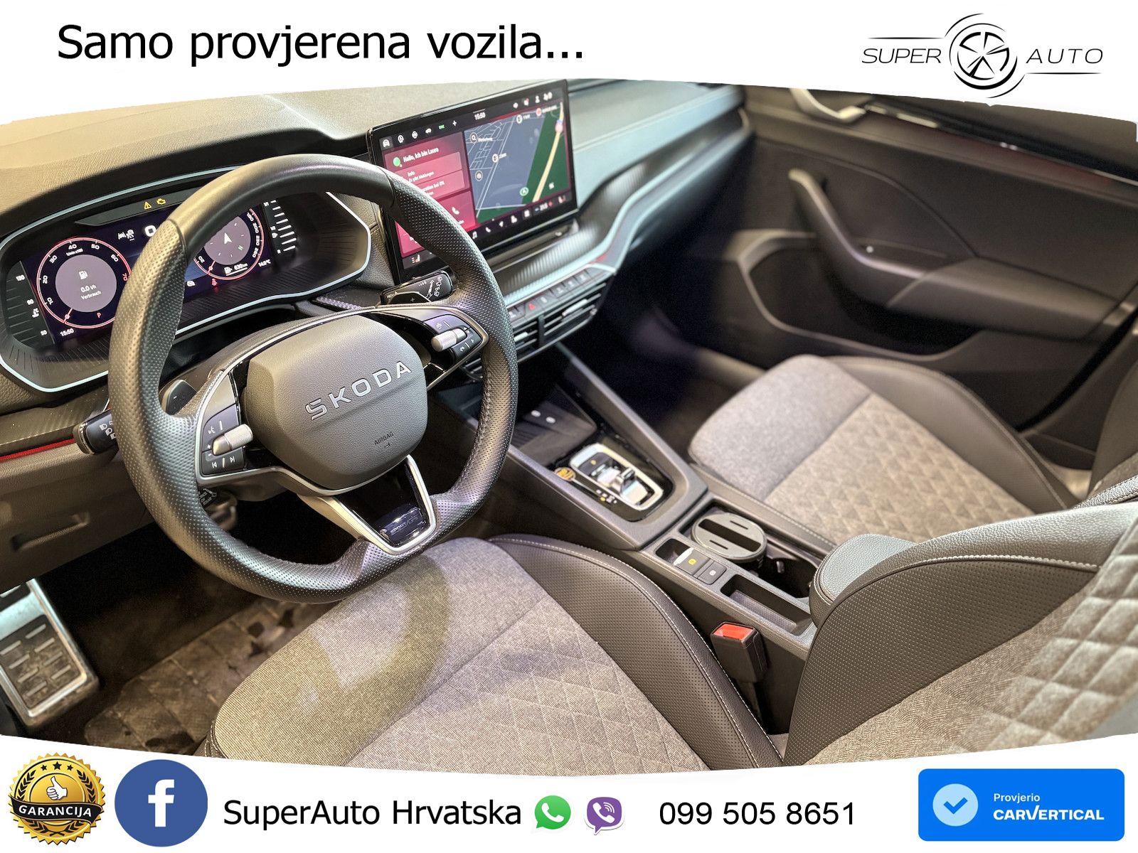 Škoda Octavia Combi 1.5 TSI (150 KS) DSG SportLine MATRIX+GR SJED+KAM
