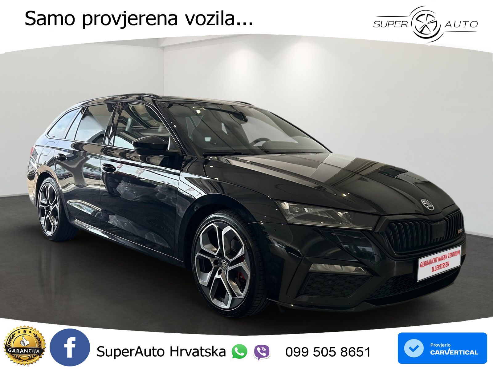 Škoda Octavia Combi RS 2.0 TDI (200 KS) 4x4 DSG LED+GR SJED+ACC